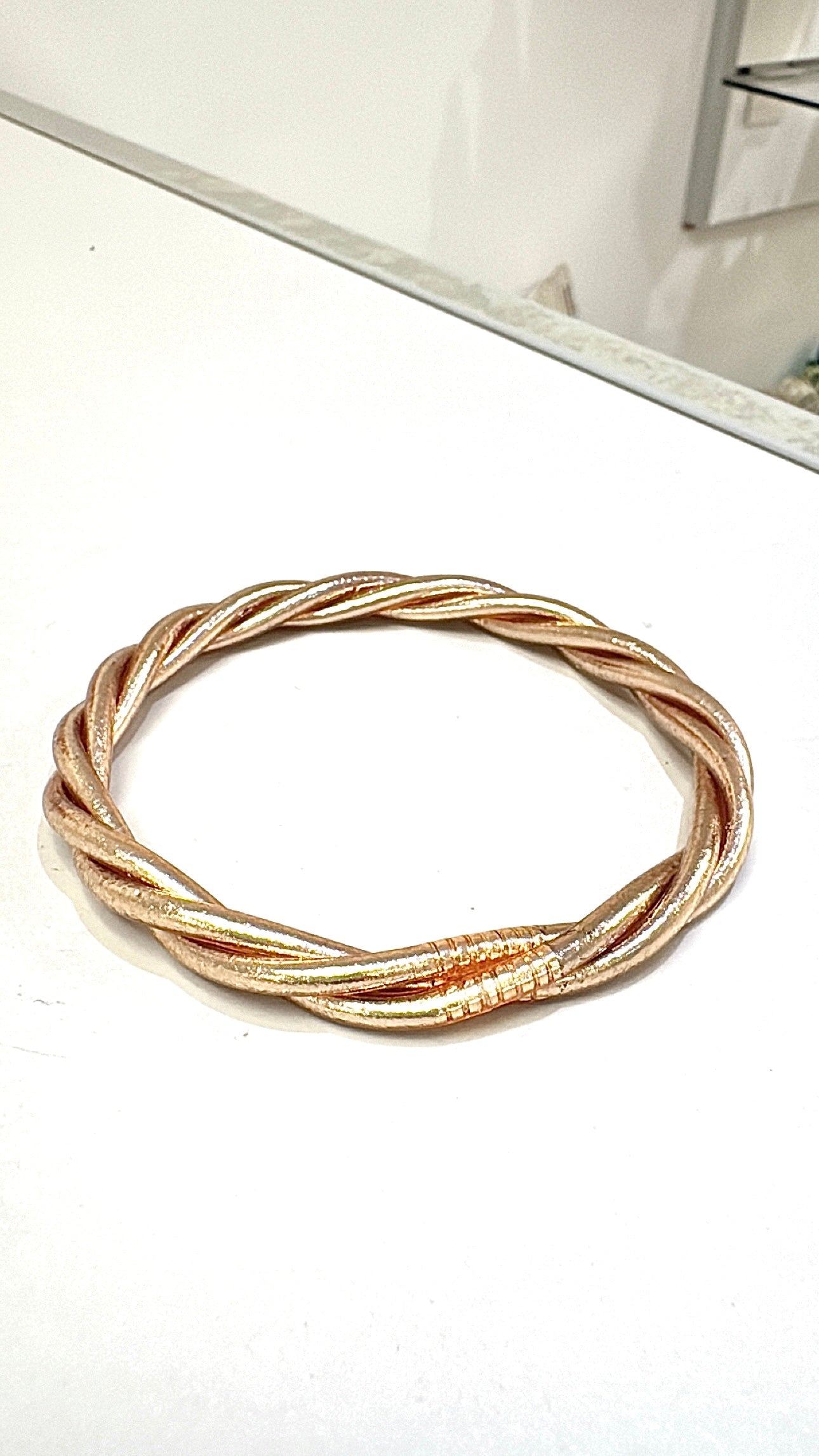 Kumlaï Twist Rose Gold 7cm Spécial Grand Poignet