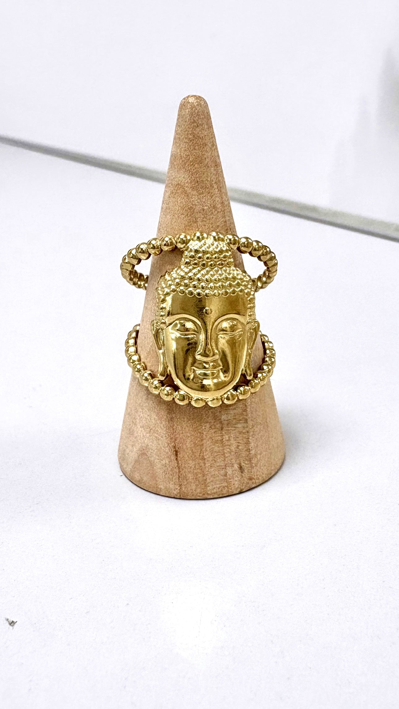 Bague Thaï Bouddha Gold