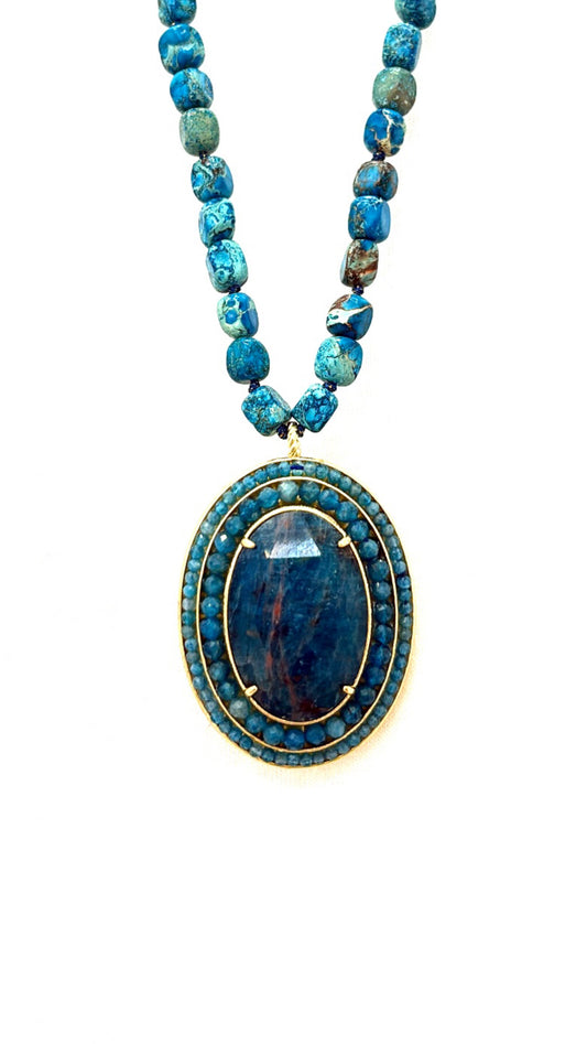 Sautoir L’Impérial Apatite