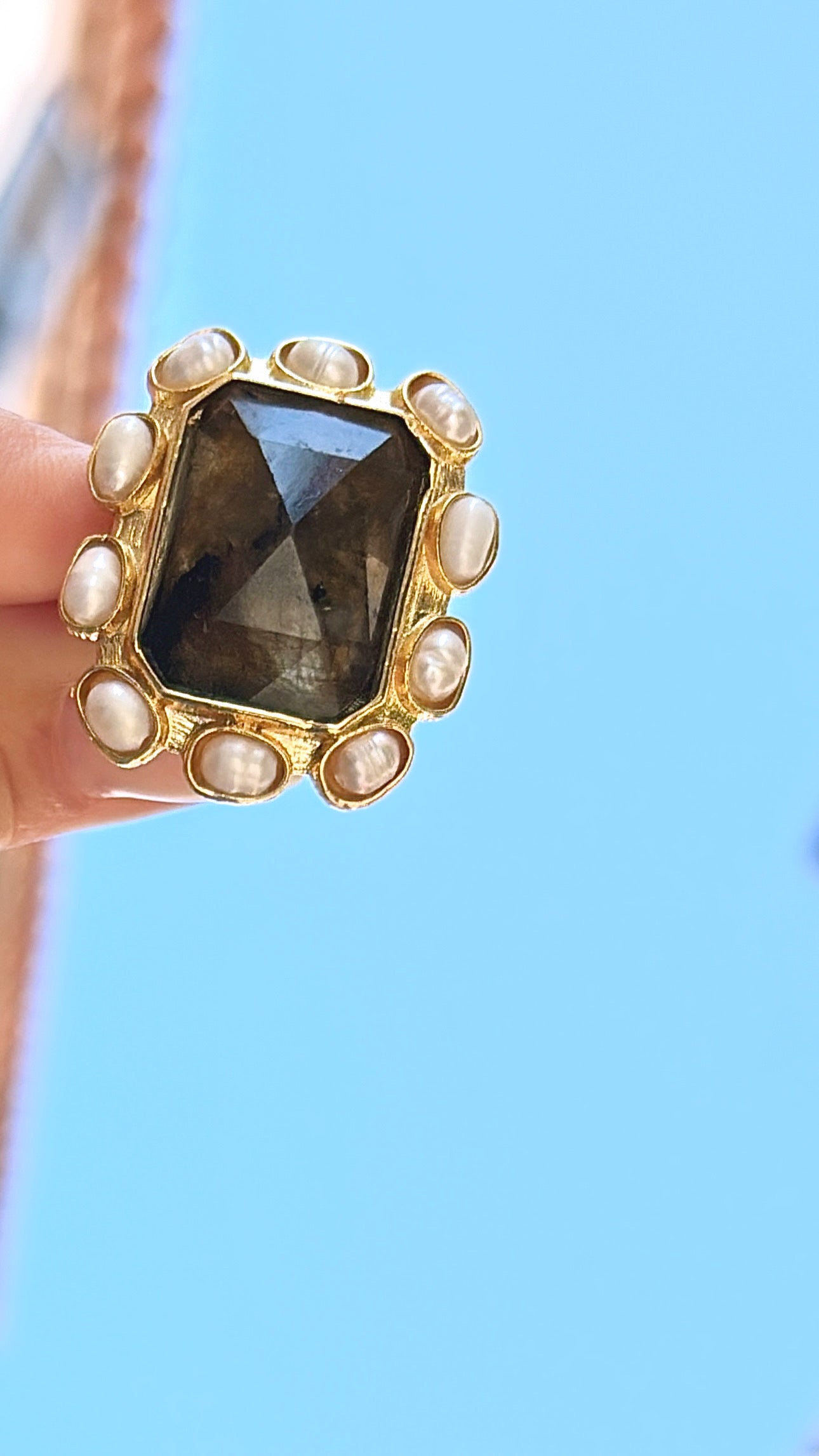 Bague Somptueuse Labradorite