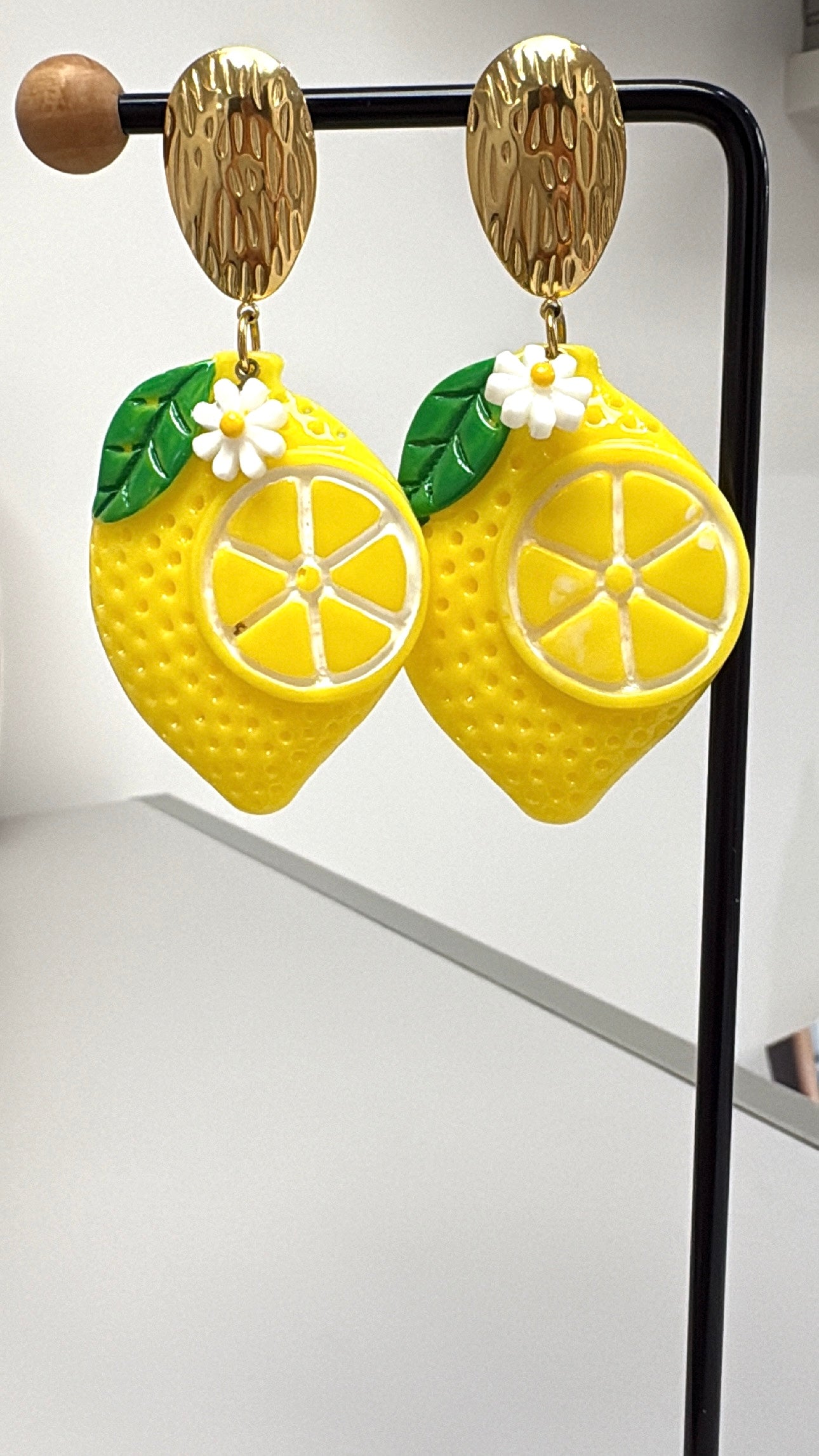Boucles d’oreilles Citron