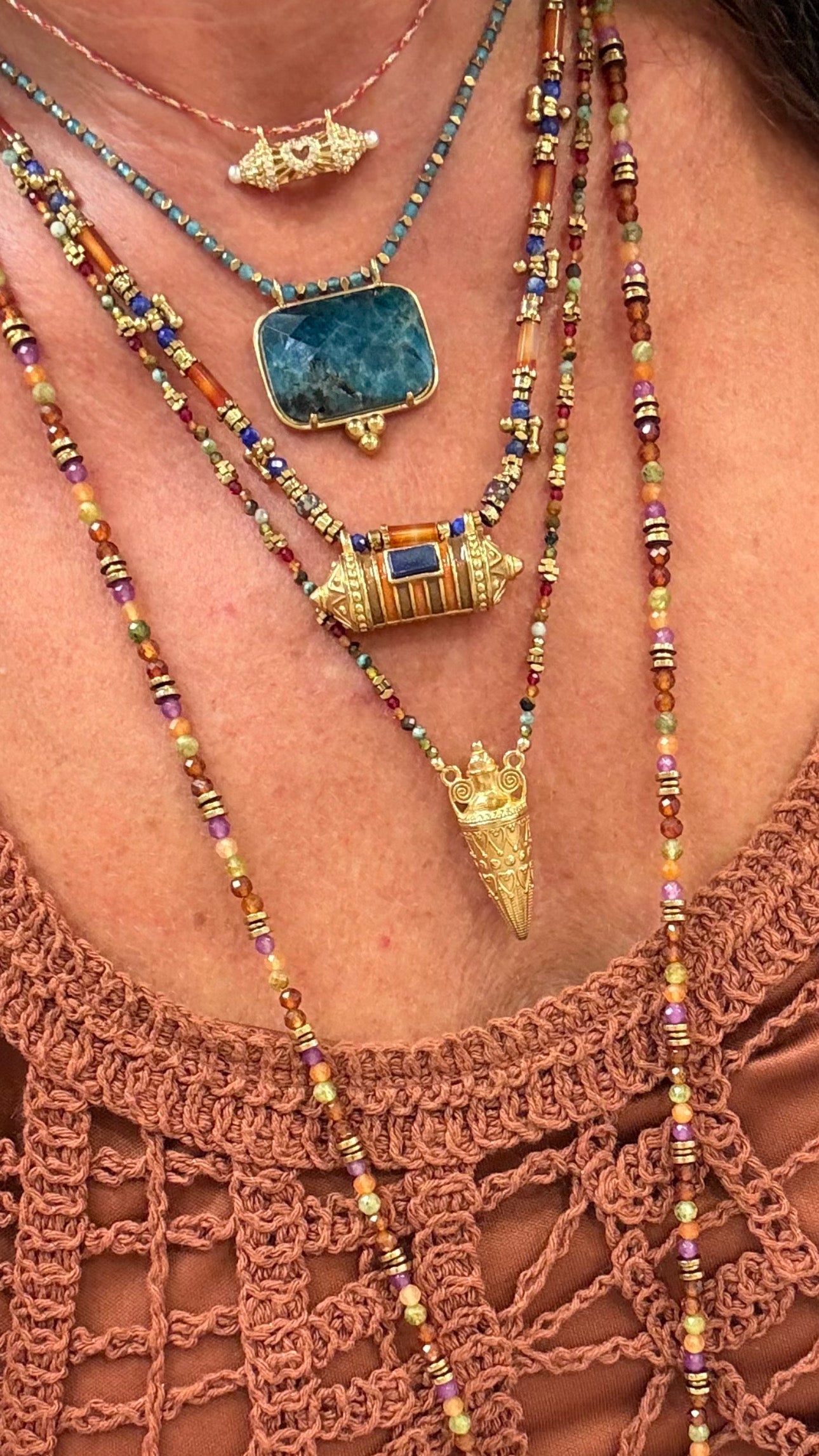 Collier Amphore Kalasha
