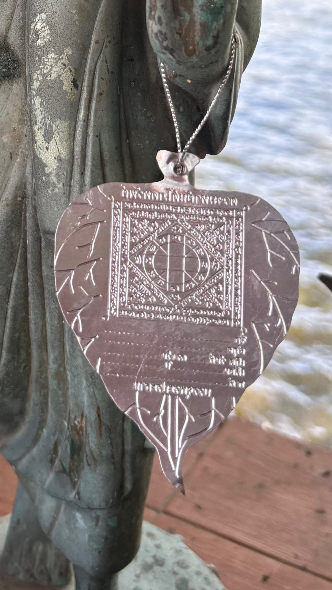 Feuille de Bodhi Sacrée Silver
