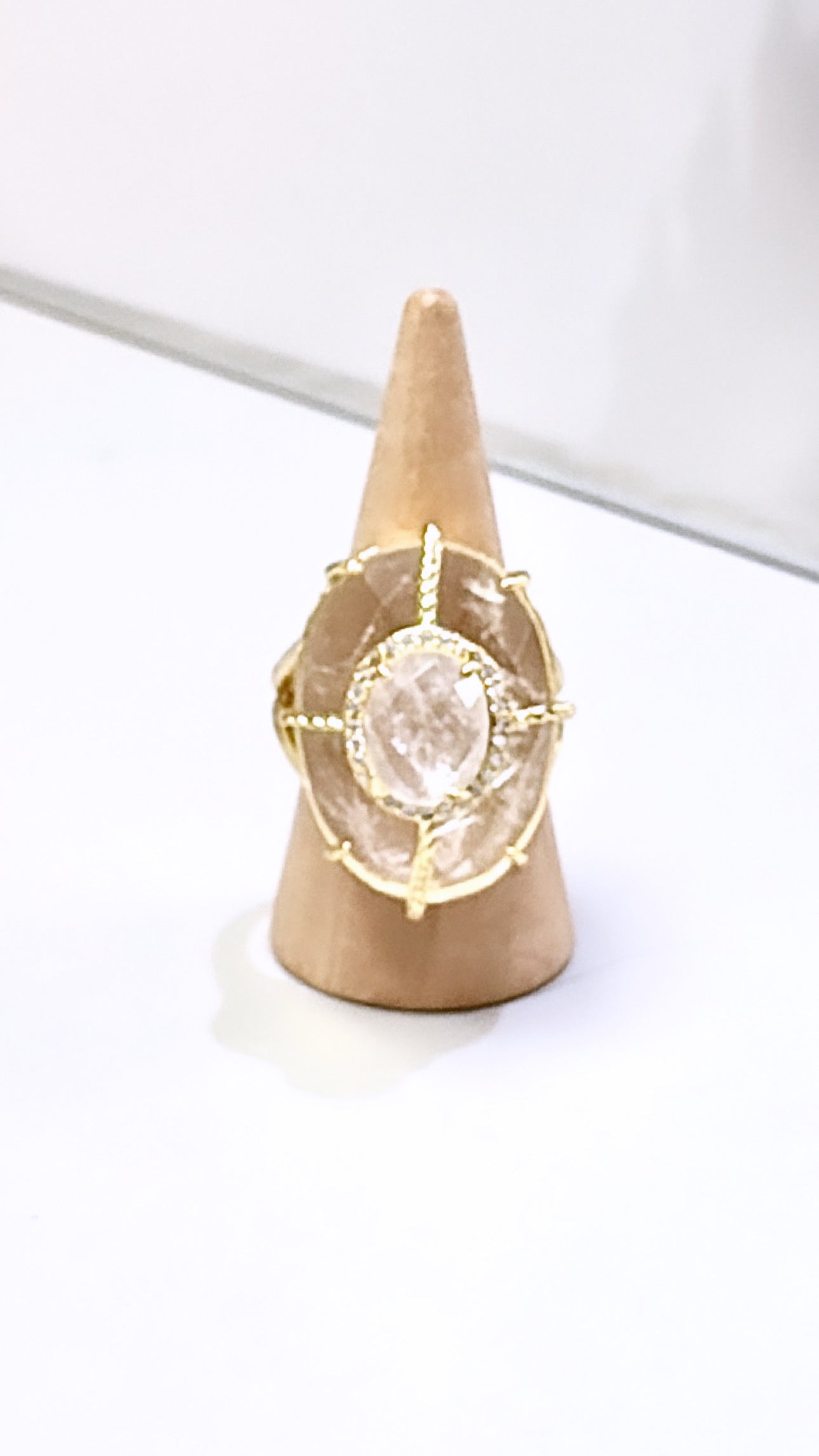 Bague Superbe Cristal de Roche