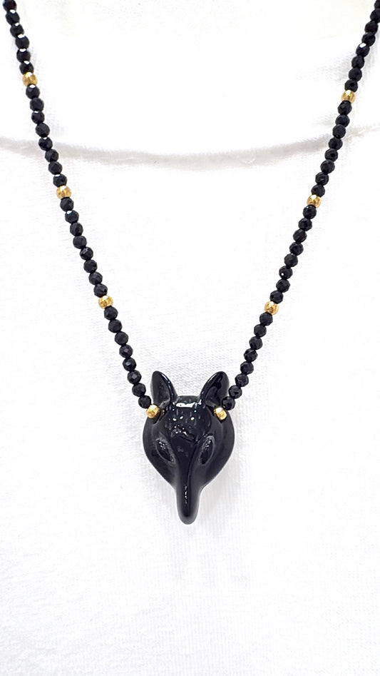 Collier Wolf Onyx
