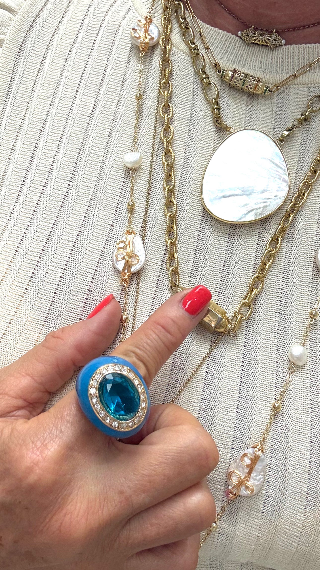 Bague Joyaux Bleu