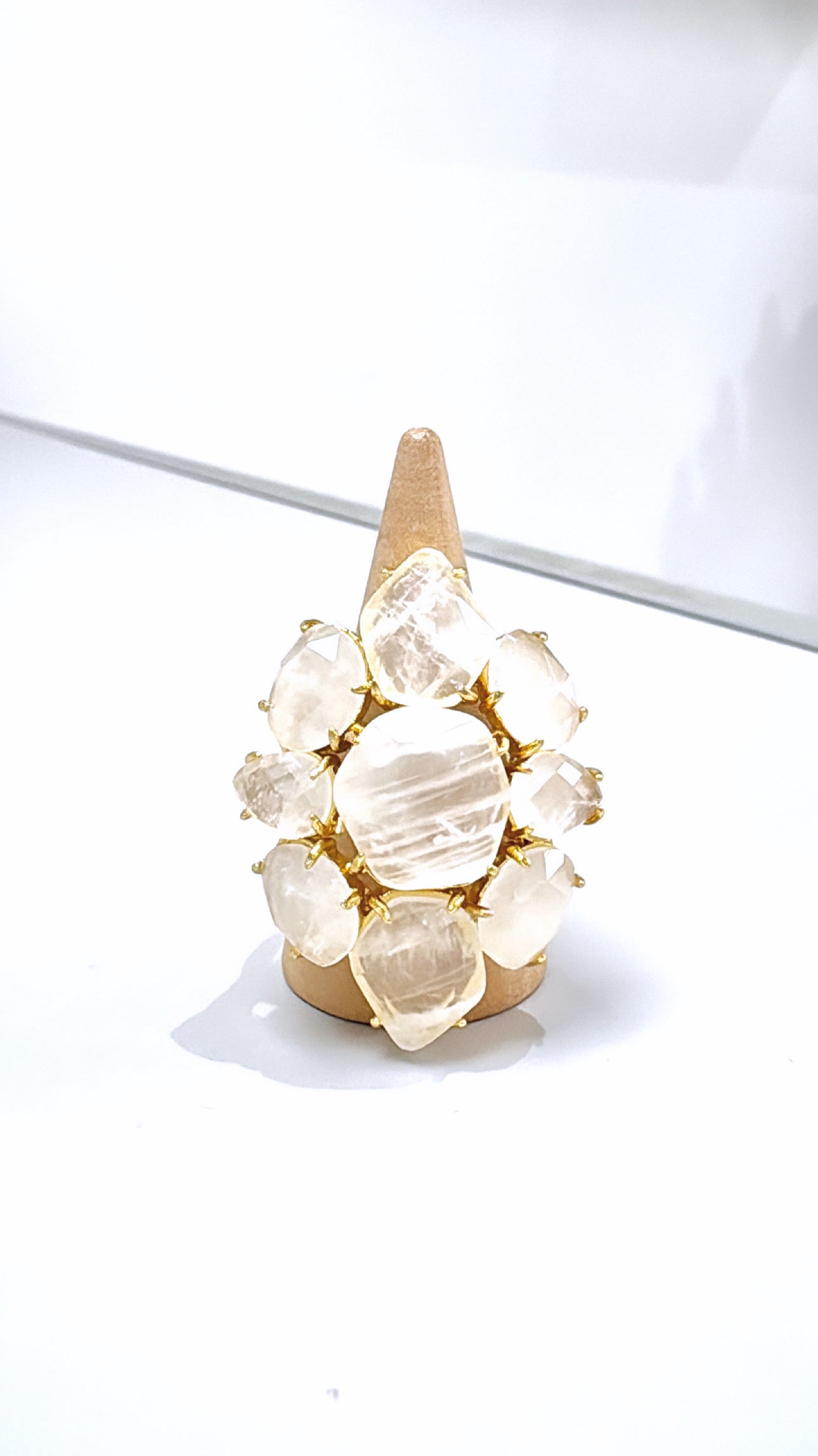 Bague Majestueuse Cristal de Roche
