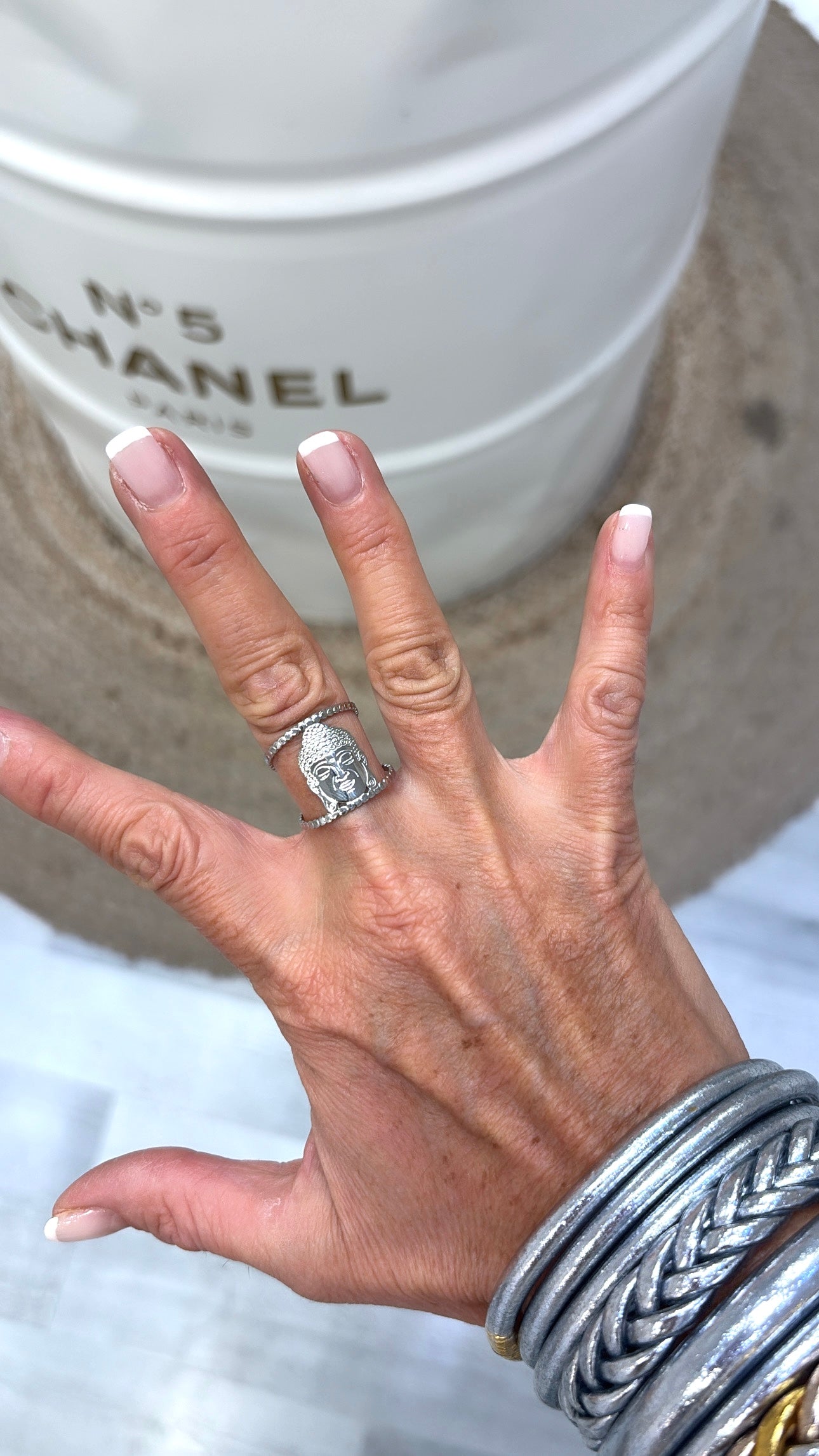 Bague Bouddha Silver