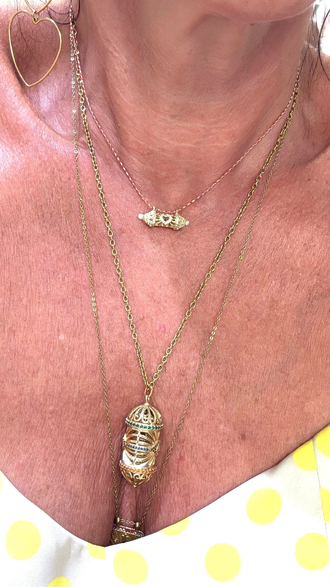 Collier Amulette Heart