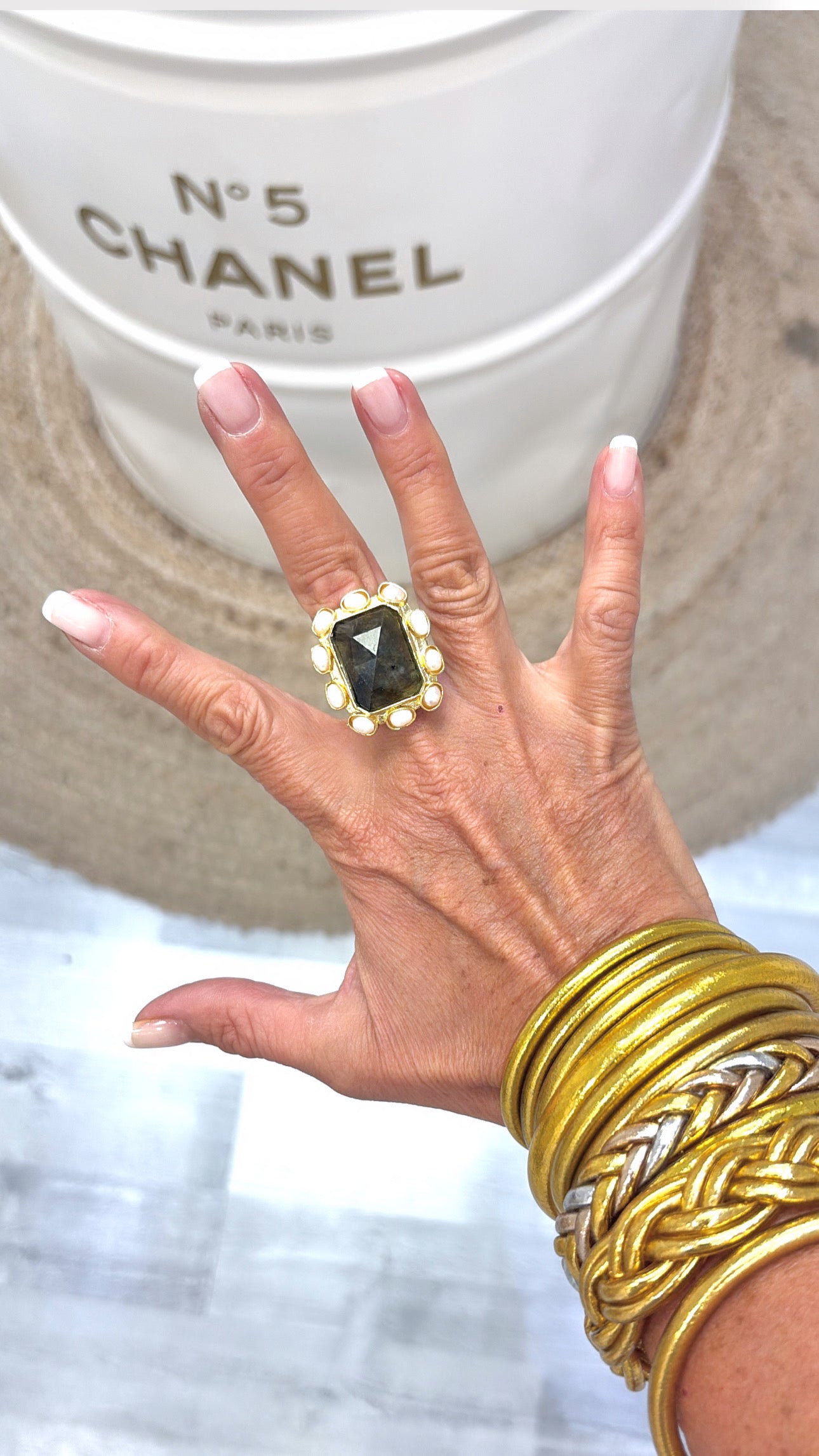 Bague Somptueuse Labradorite