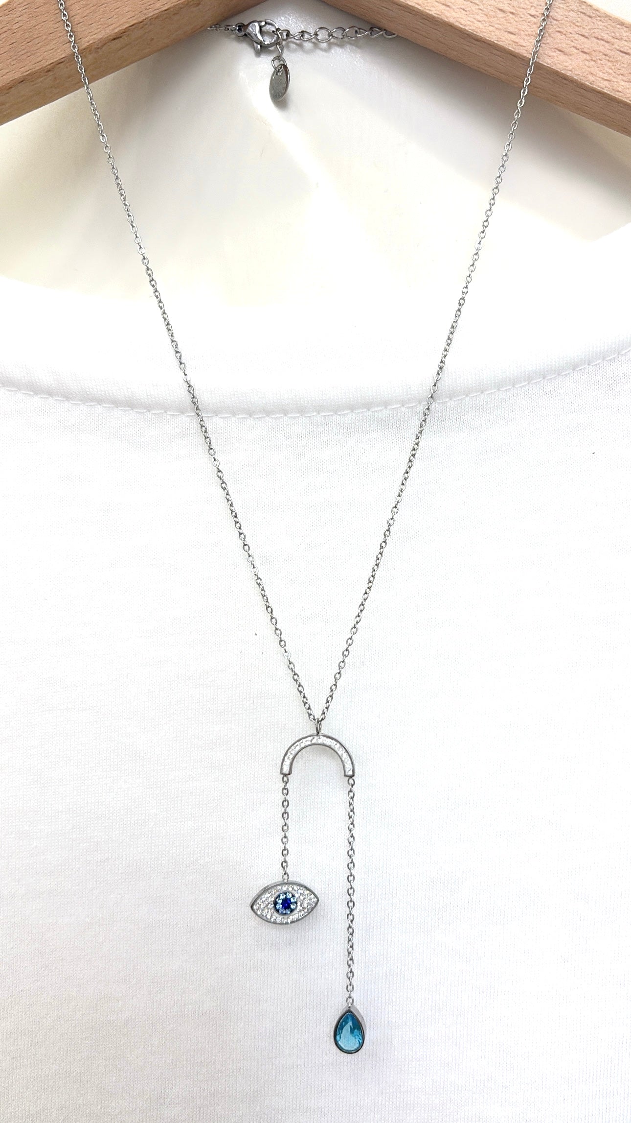 Collier Œil Céleste Silver