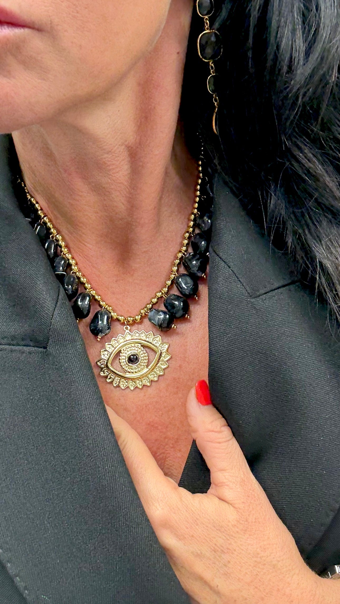 Collier Good Eye Onyx