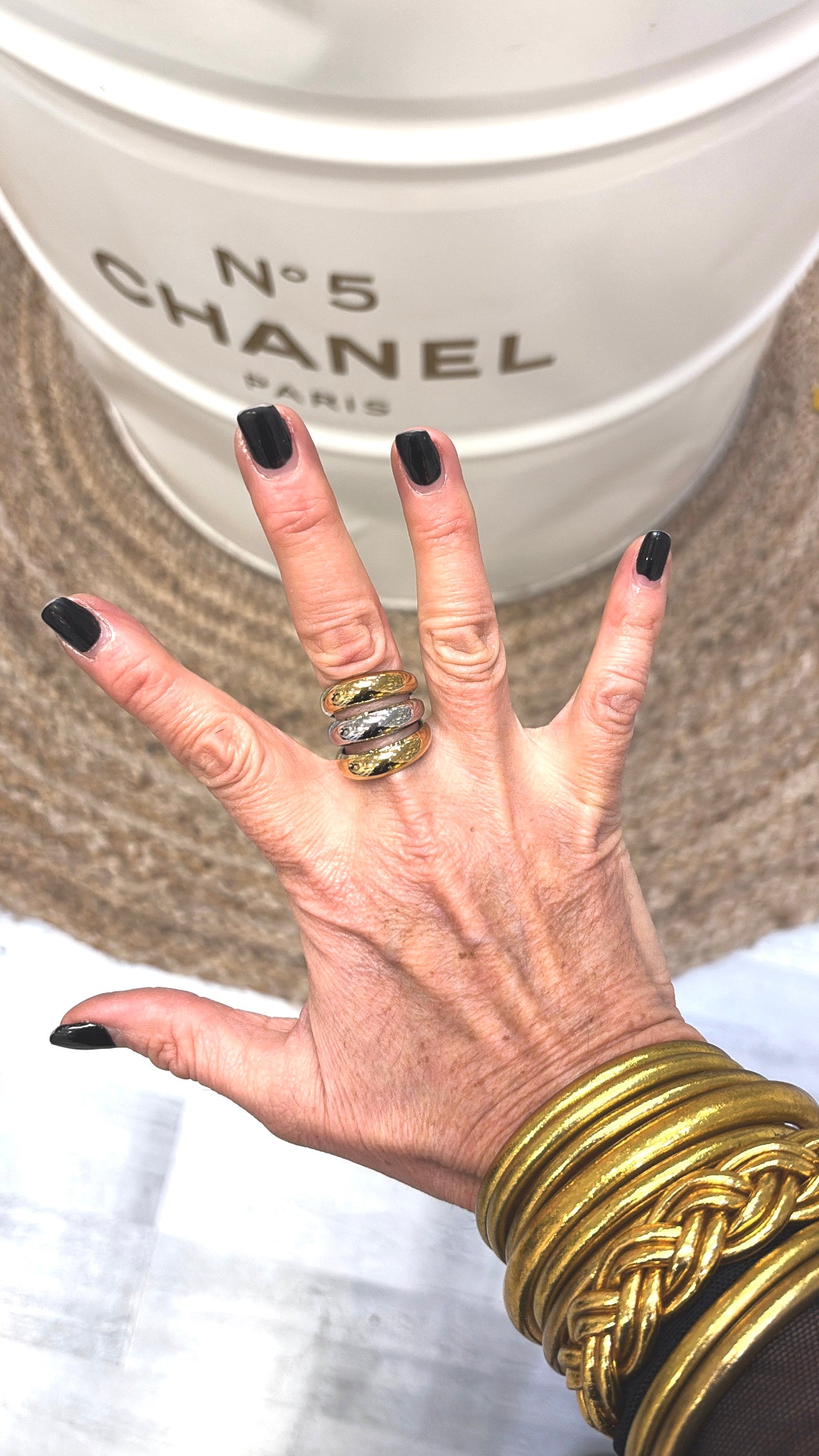 Bague Souquet Bi Color