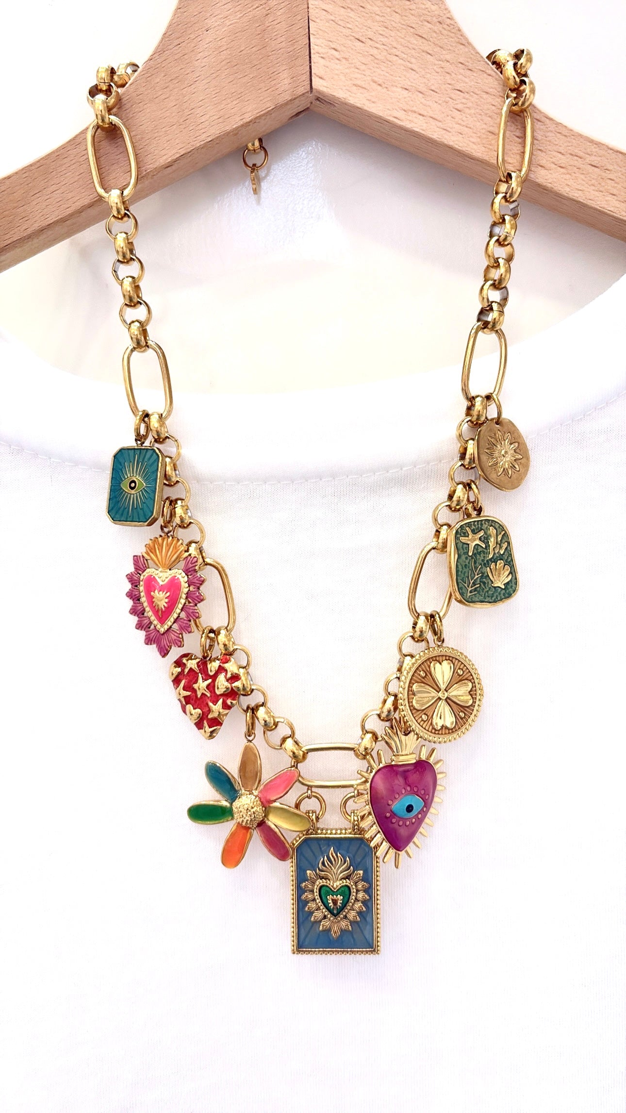 Collier Charms Sacrés