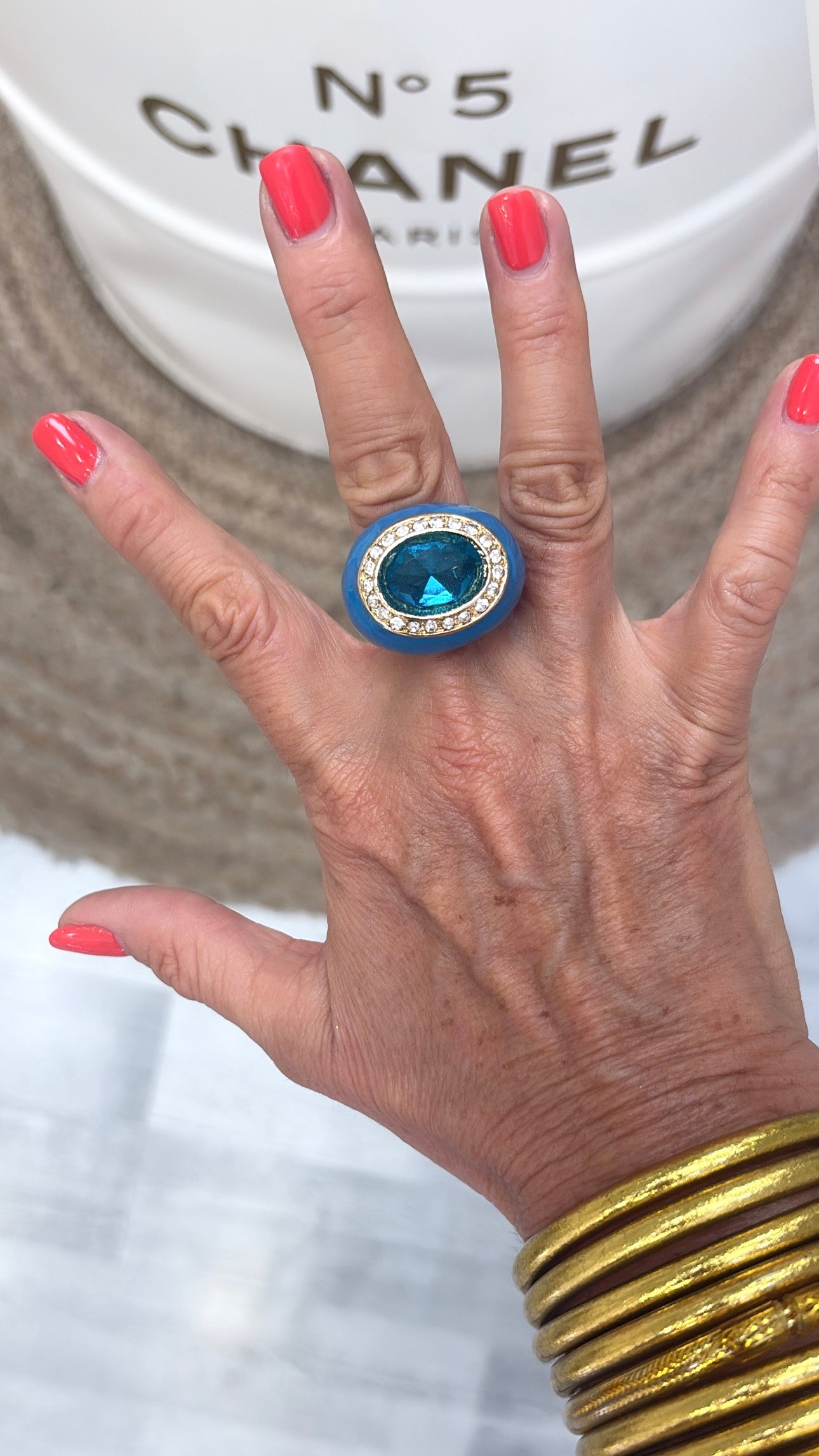 Bague Joyaux Bleu