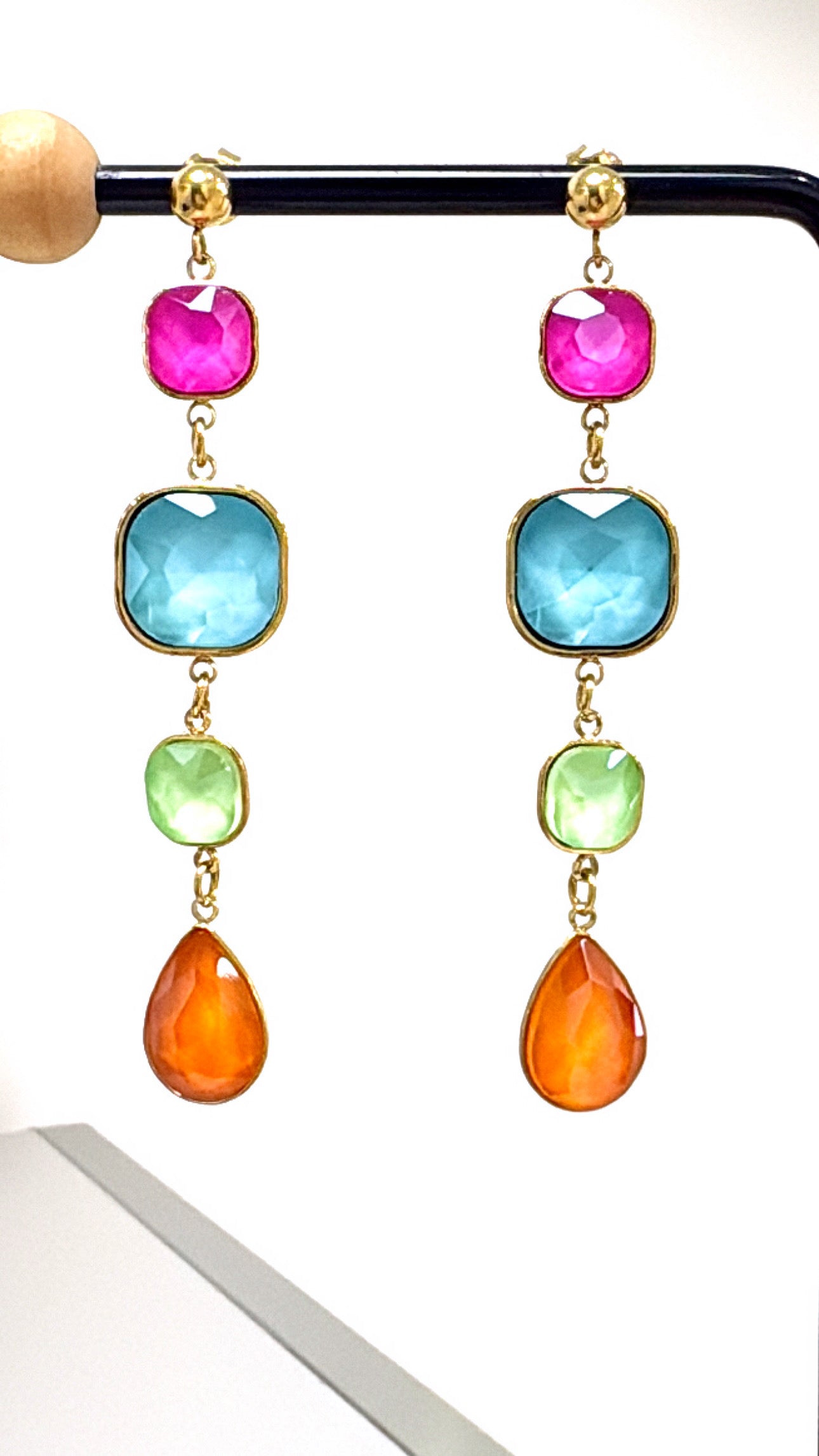 Boucles d’Oreilles Élégance Multicolore