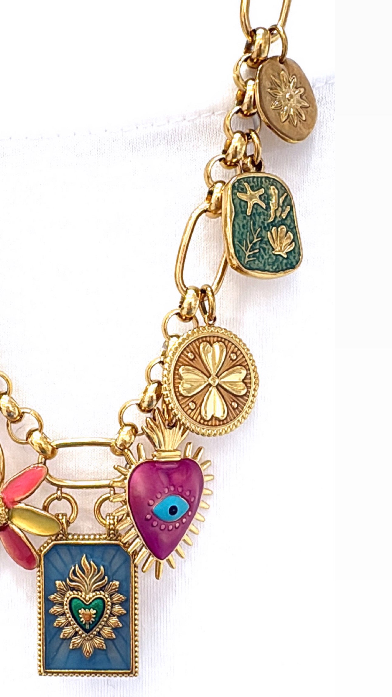 Collier Charms Sacrés