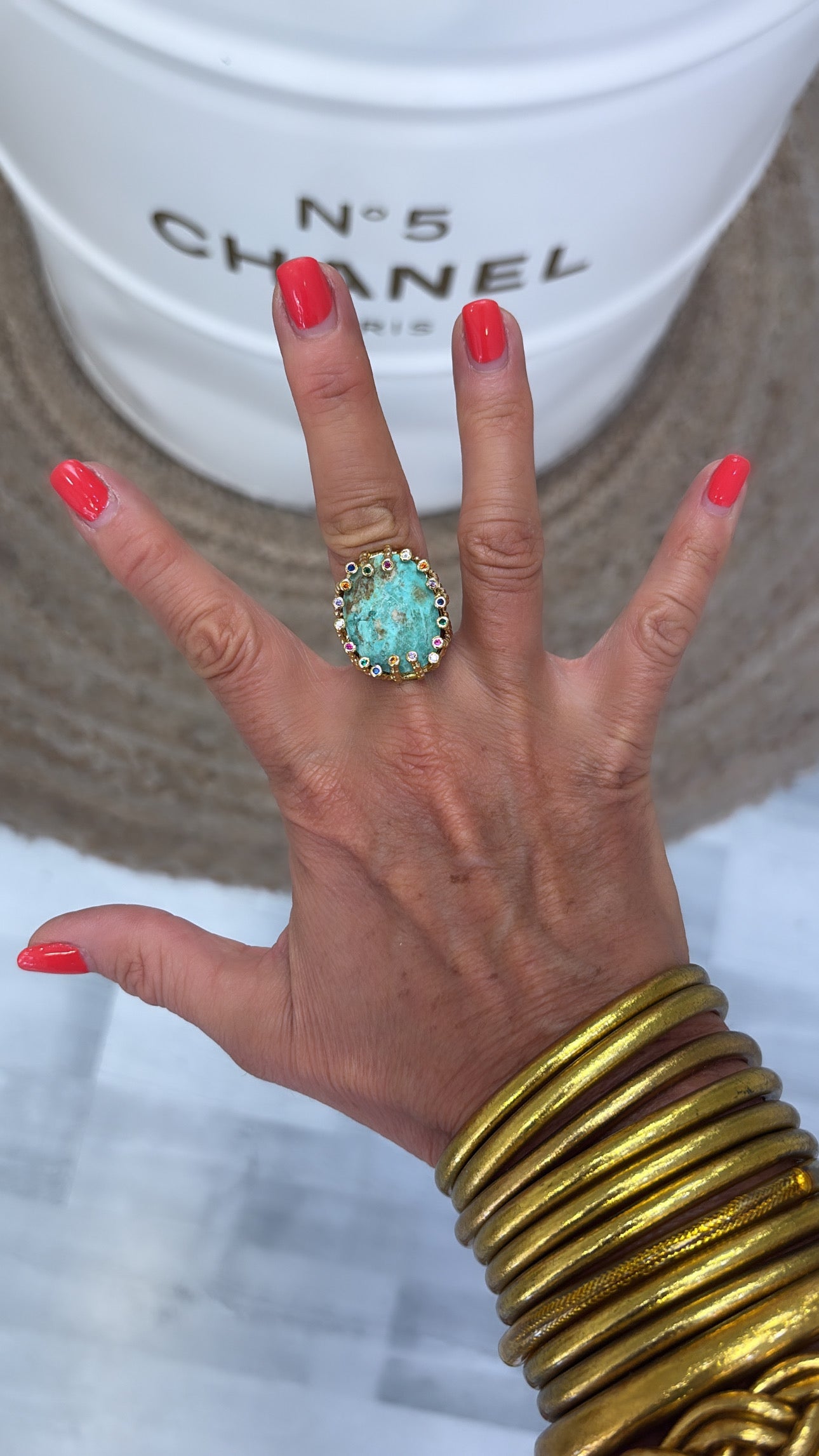Bague Beauty Chrysoprase
