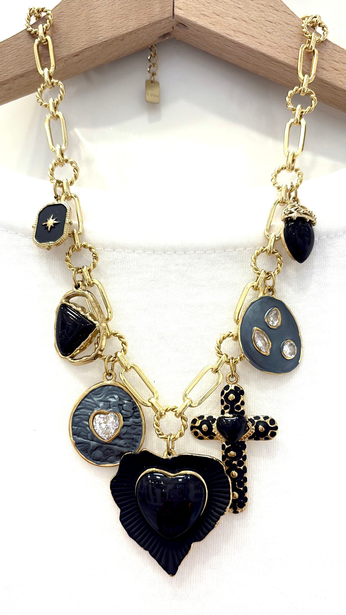 Collier Black Pampilles