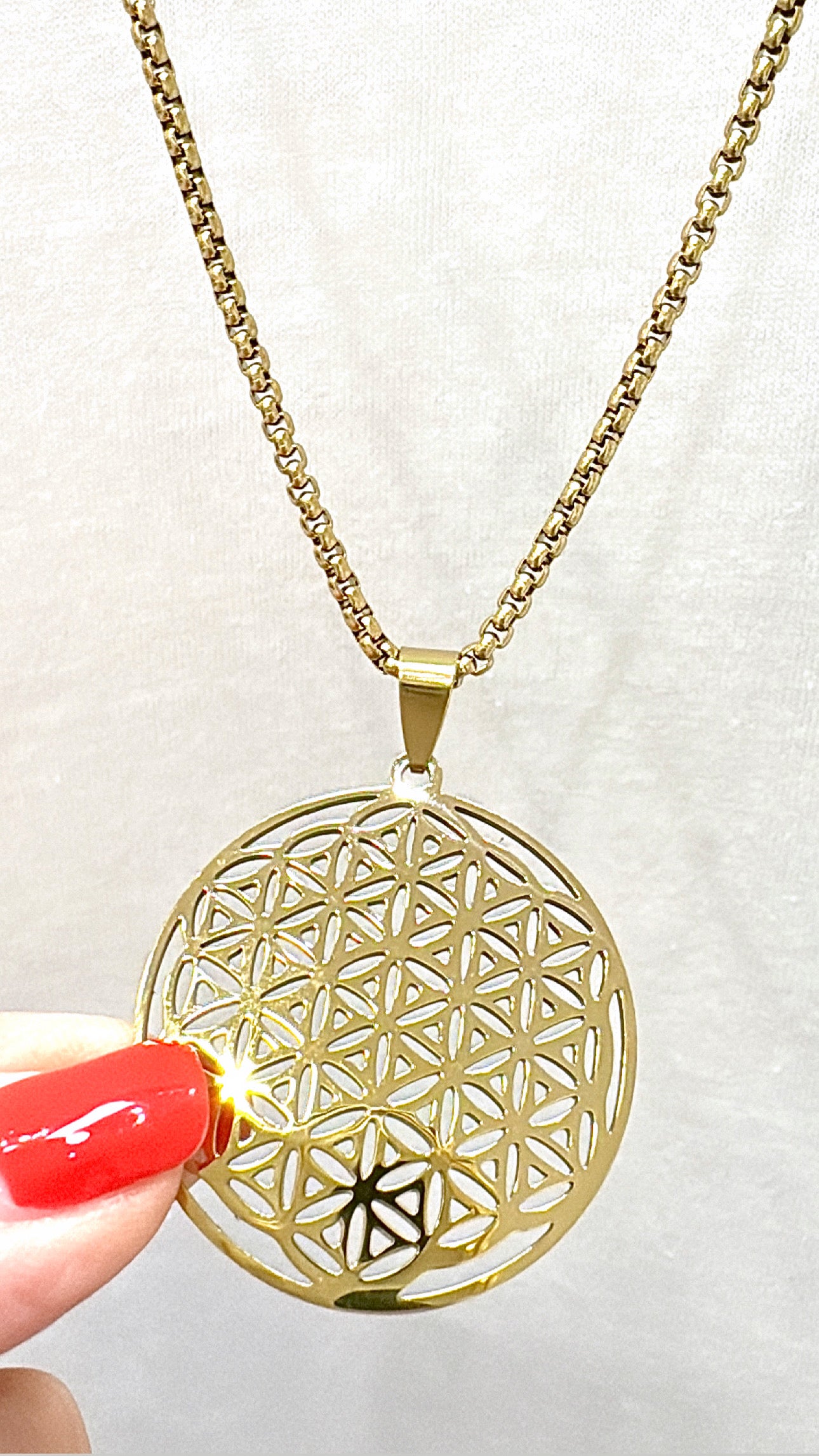 Collier Fleur de vie Gold
