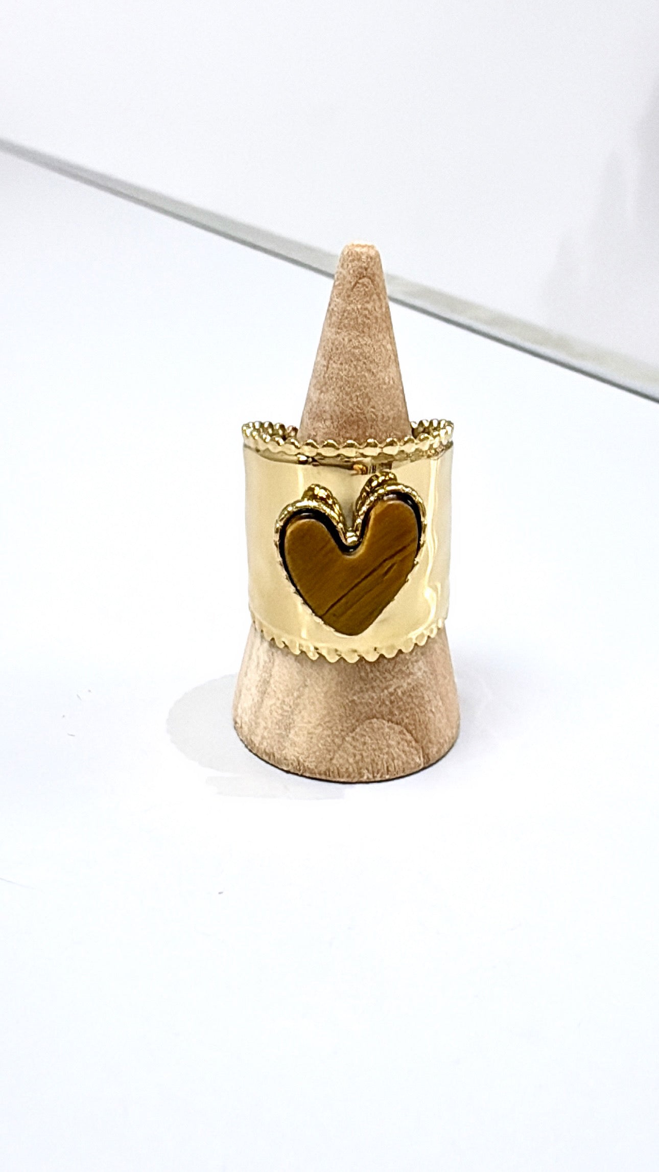 Bague Cœur Oeil de Tigre