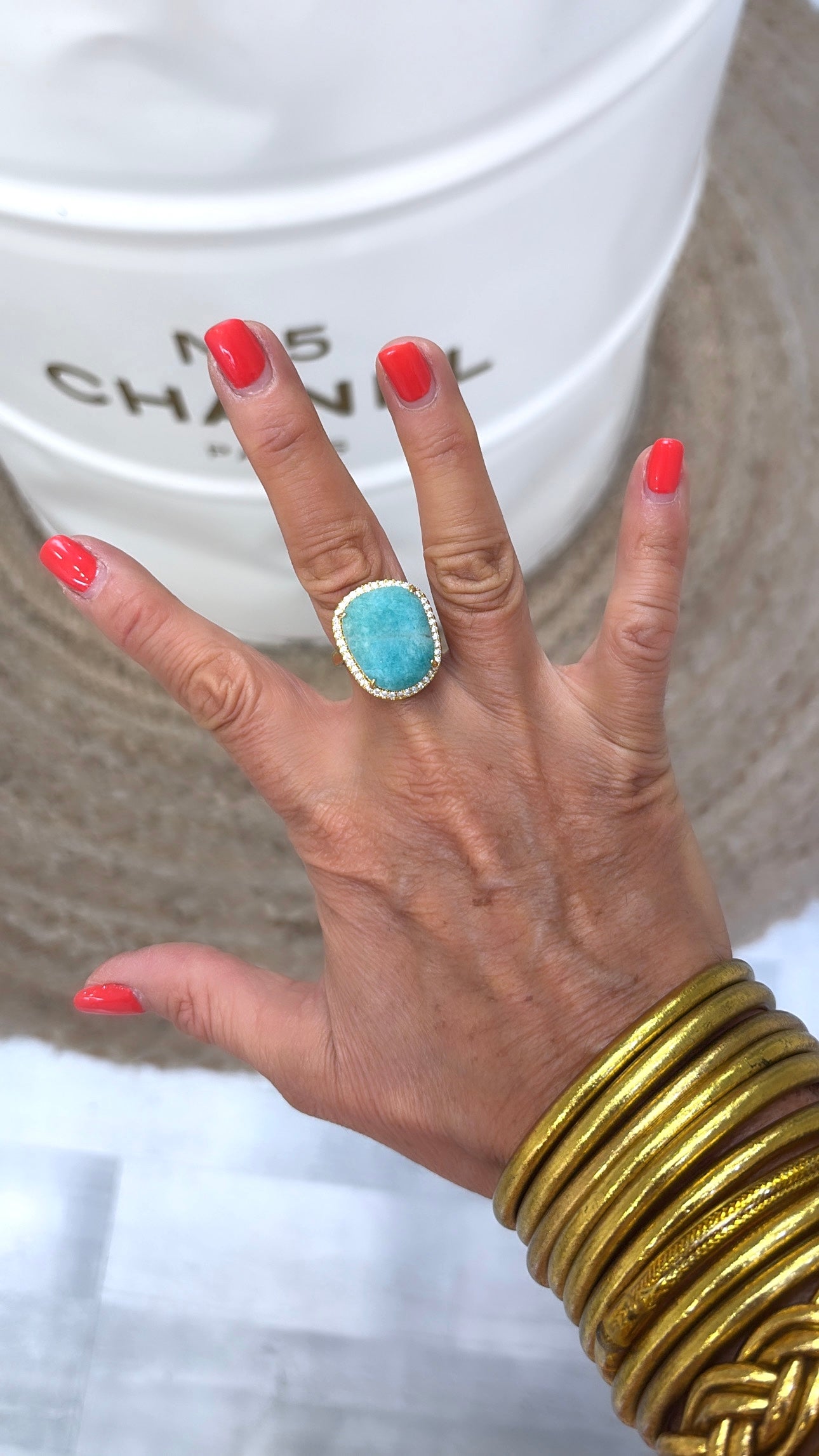 Bague Diva Amazonite