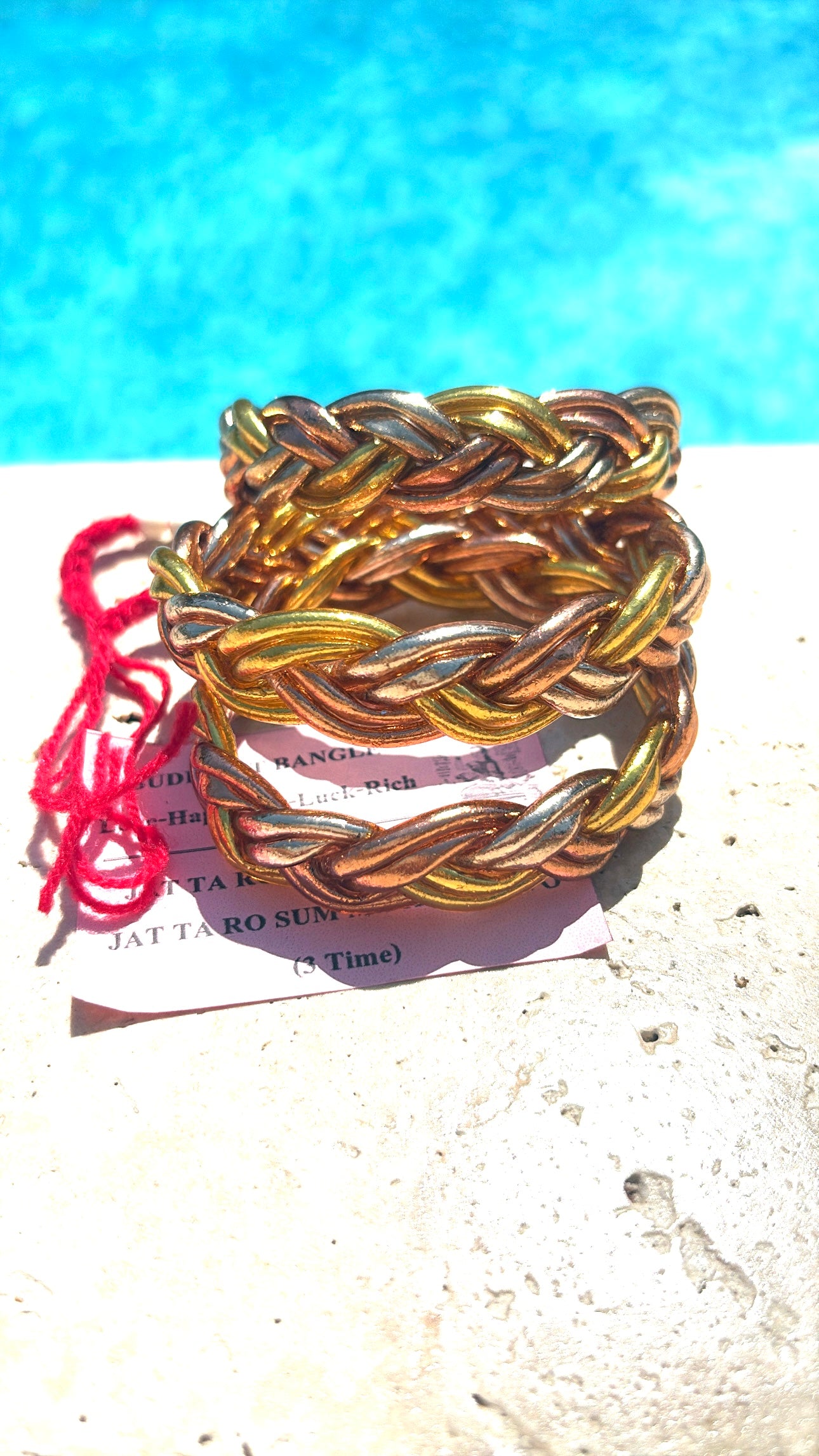 Kumlaï Double Braid Gold/Cooper/RoseGold