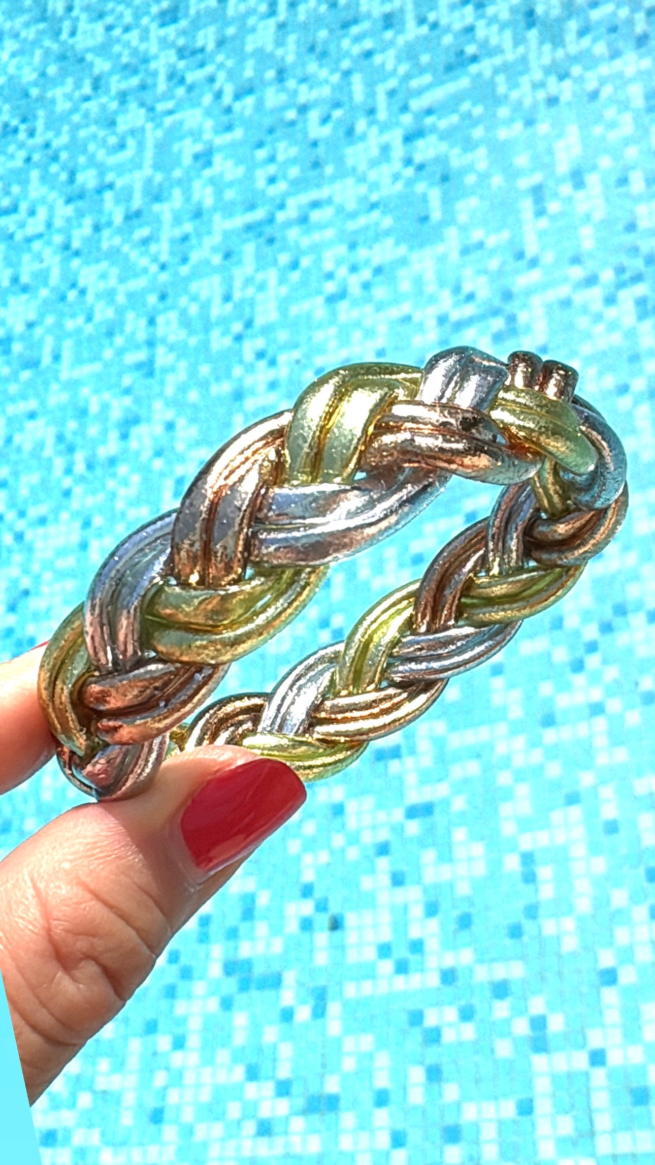 Double Braid Champagne/Silver/RoseGold