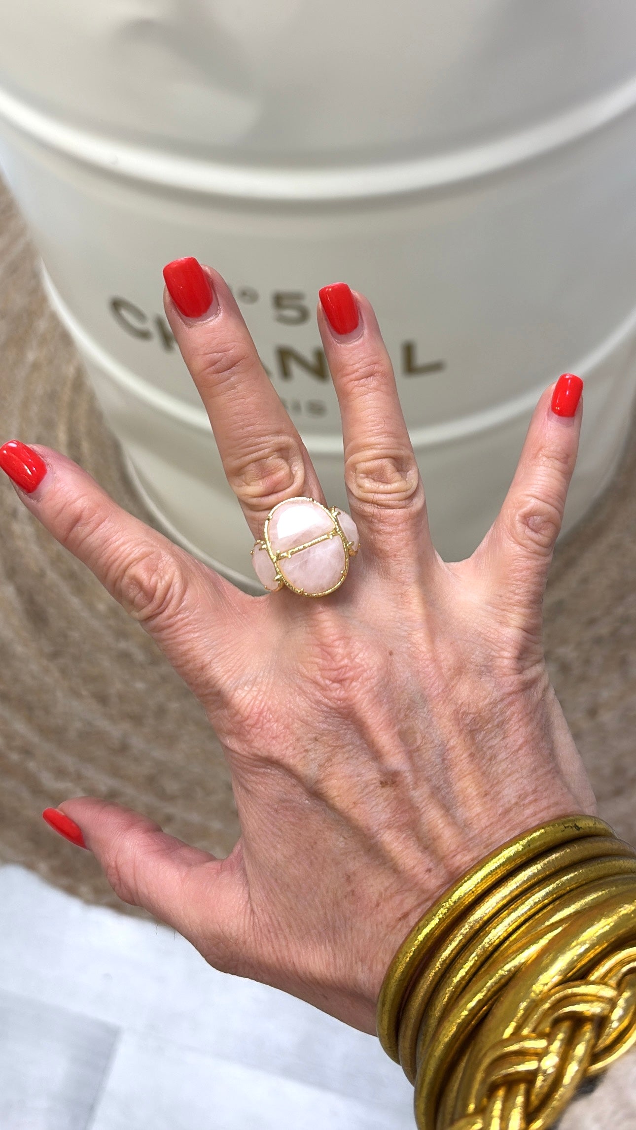 Bague Sublime Quartz Rose