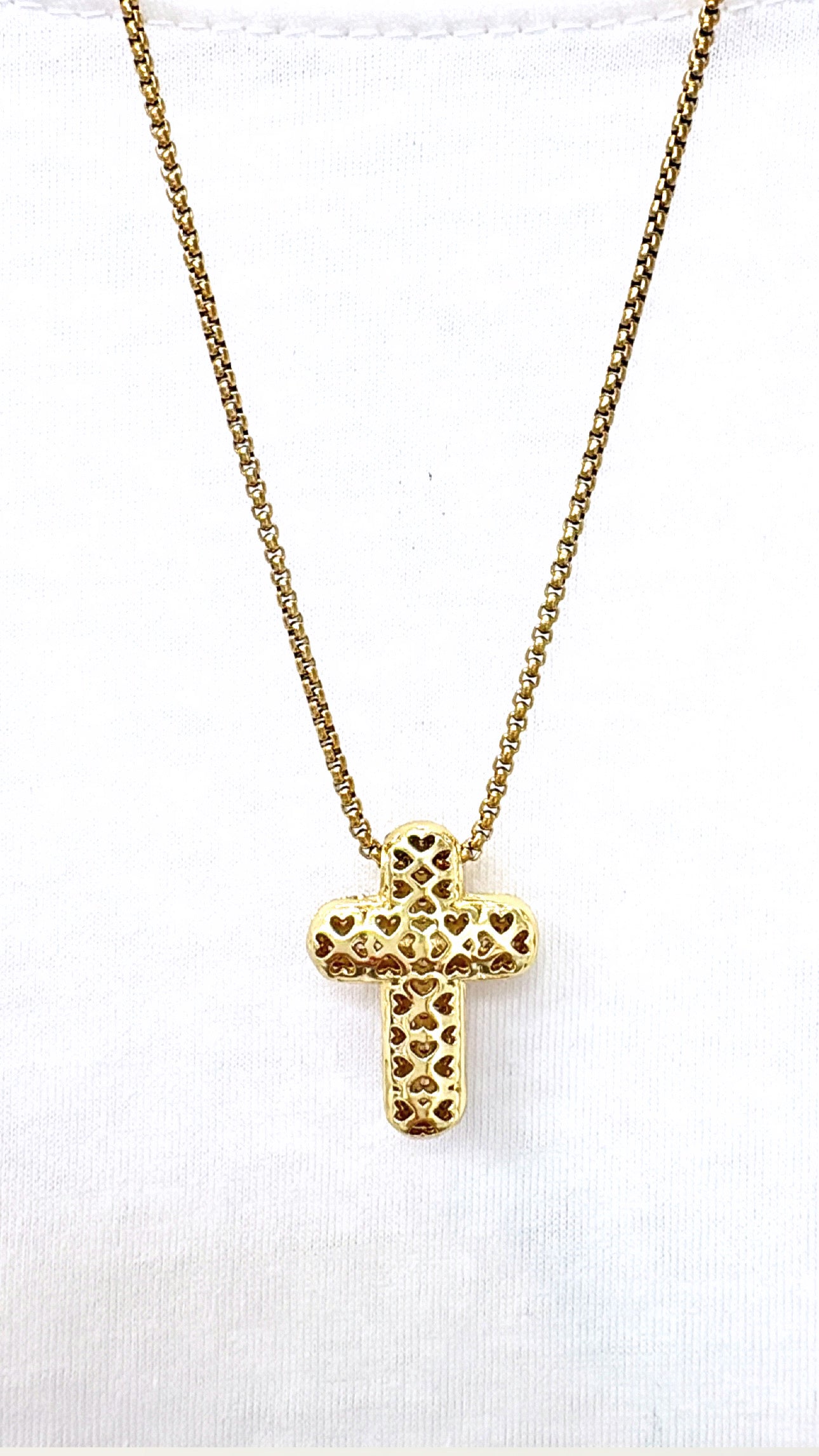Collier Croix Balloon Zirco