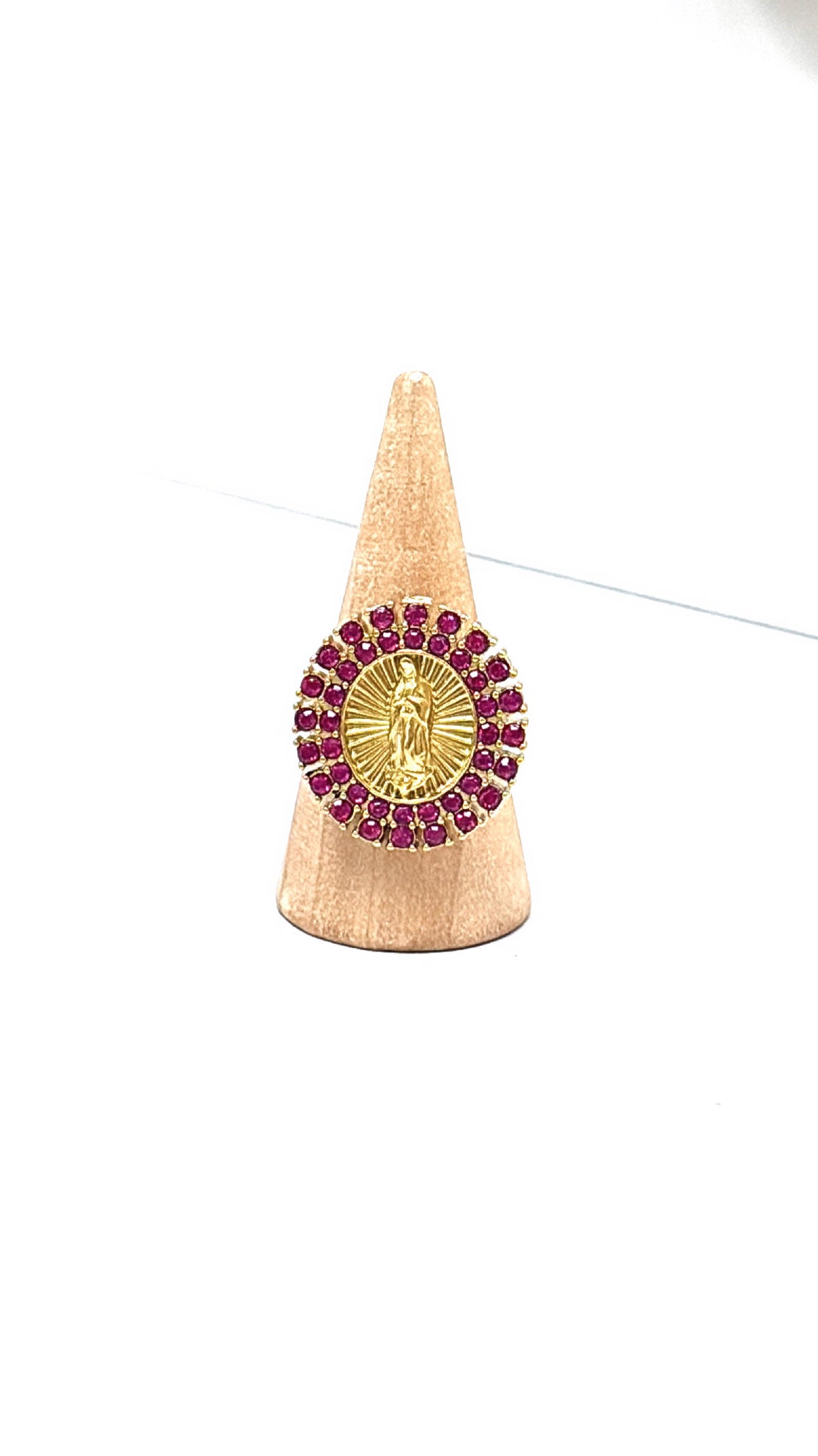 Bague Miraculeuse Strass Rose