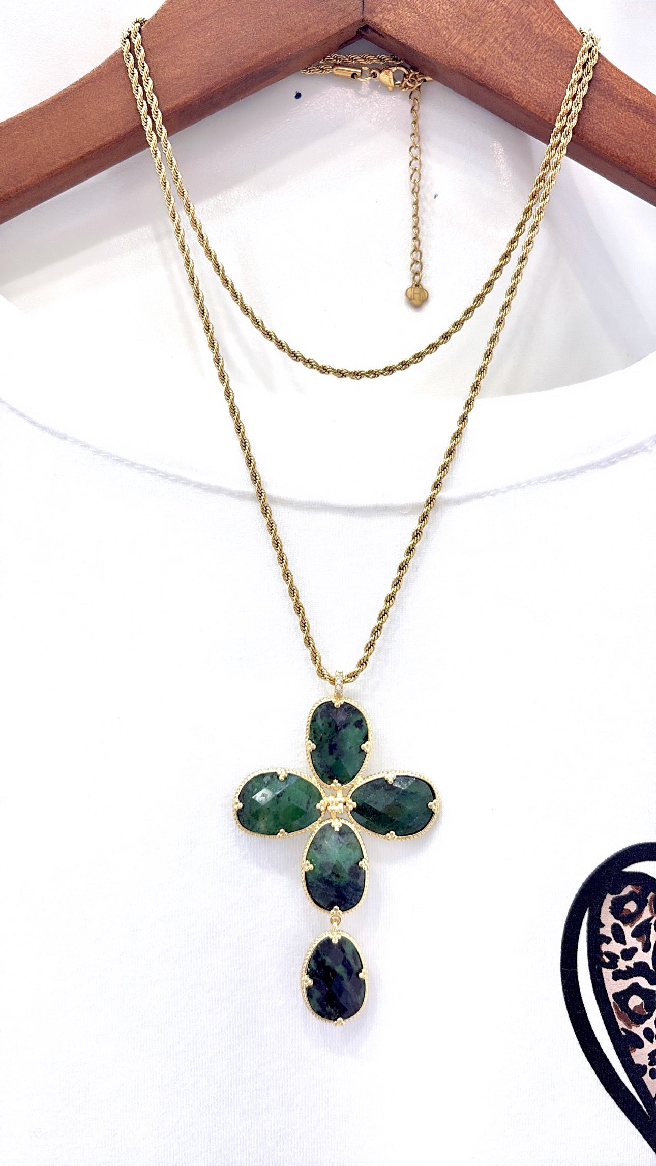 Sautoir Cruz Rubis Zoisite