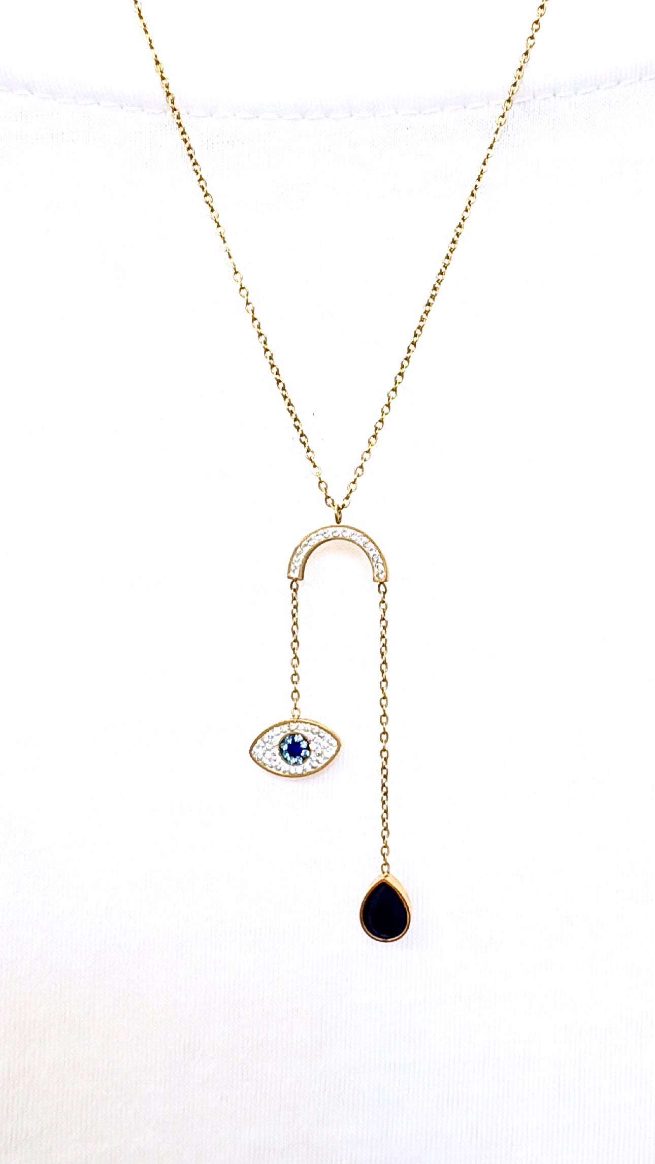 Collier Œil Céleste Gold
