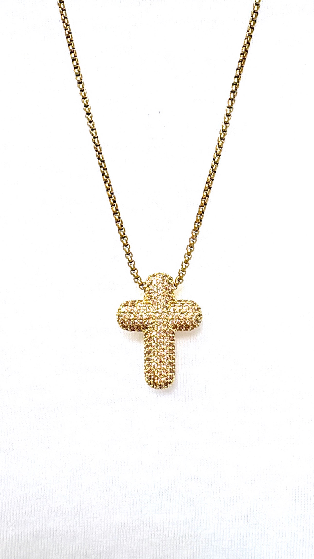 Collier Croix Balloon Zirco
