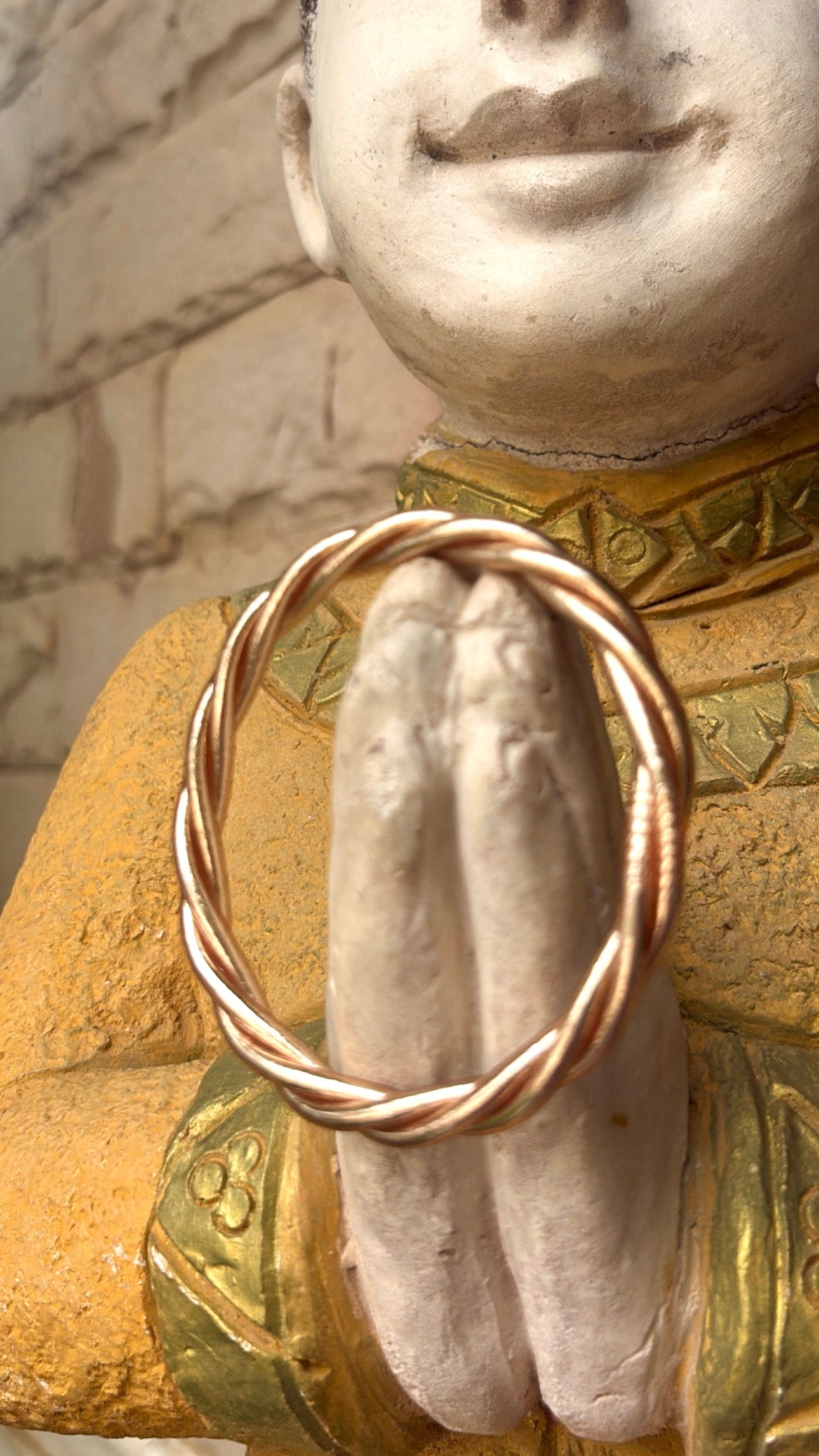 Kumlaï Twist Rose Gold 7cm Spécial Grand Poignet