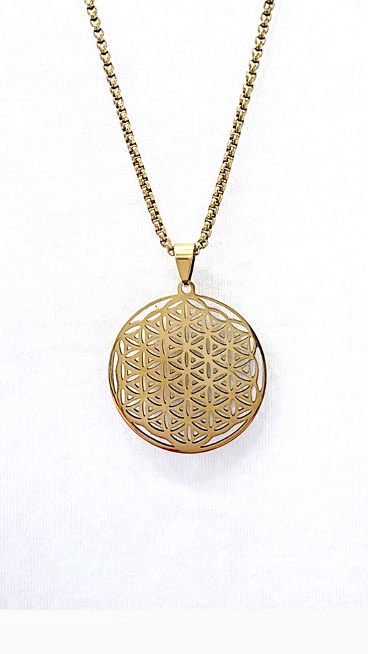 Collier Fleur de vie Gold