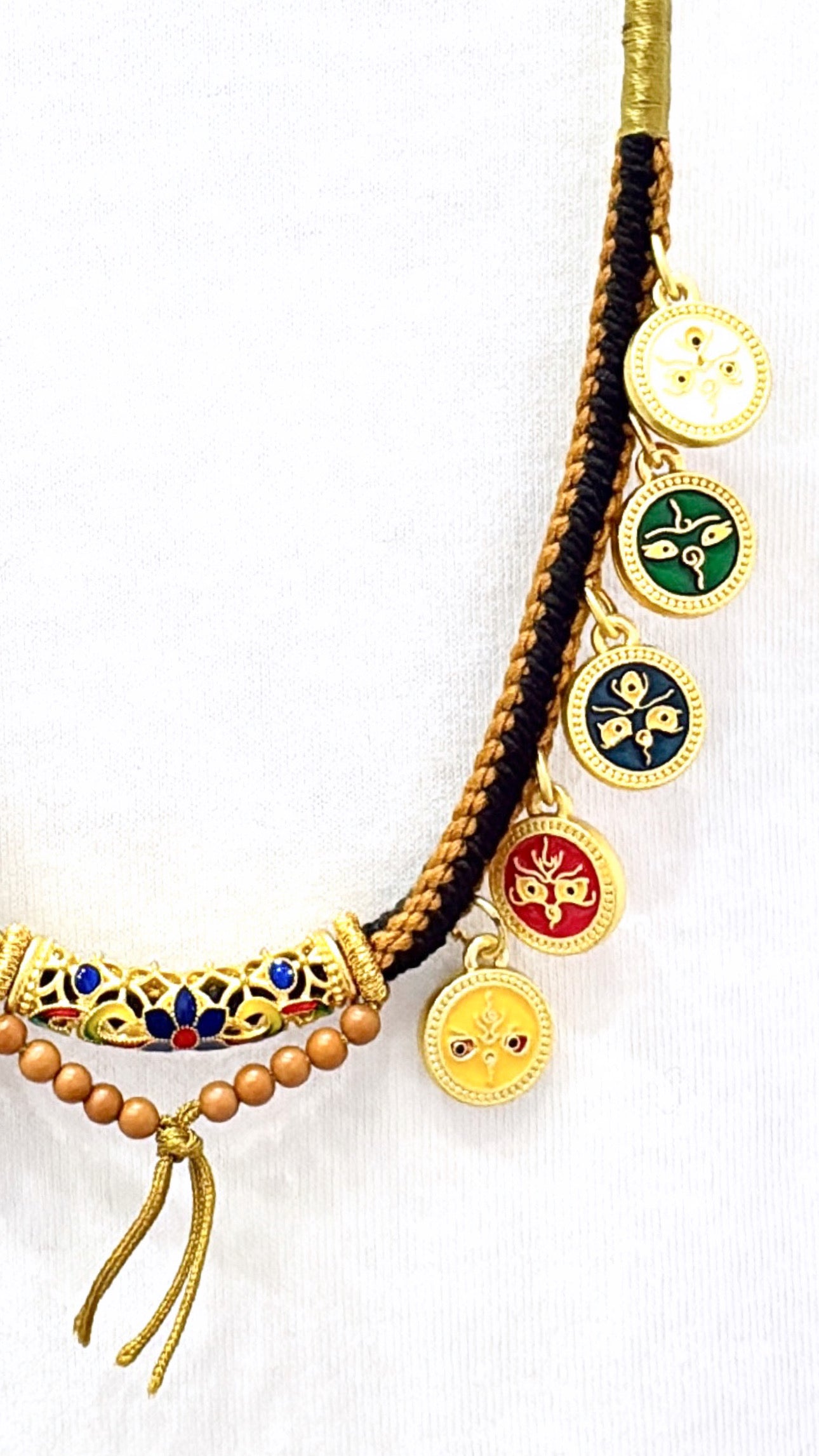 Collier Thangka Noir