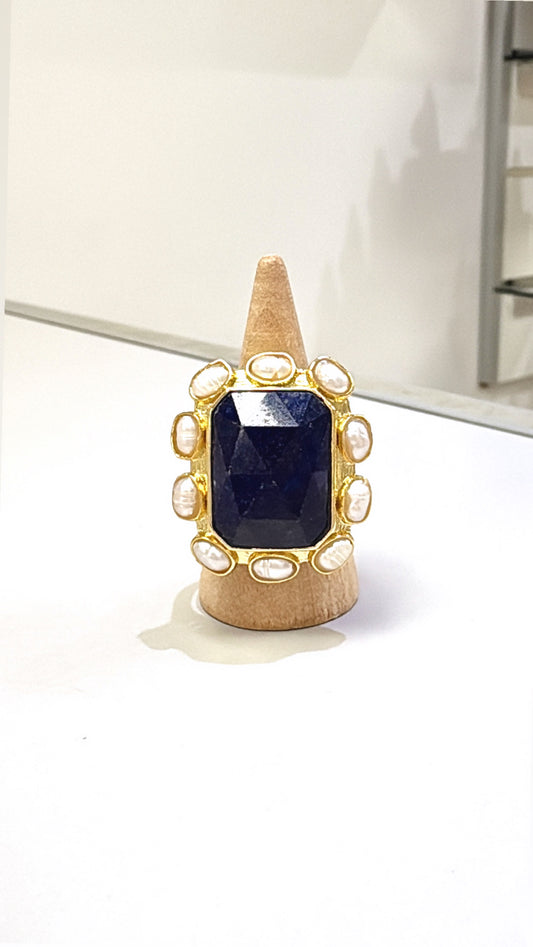 Bague Somptueuse Lapis-lazuli