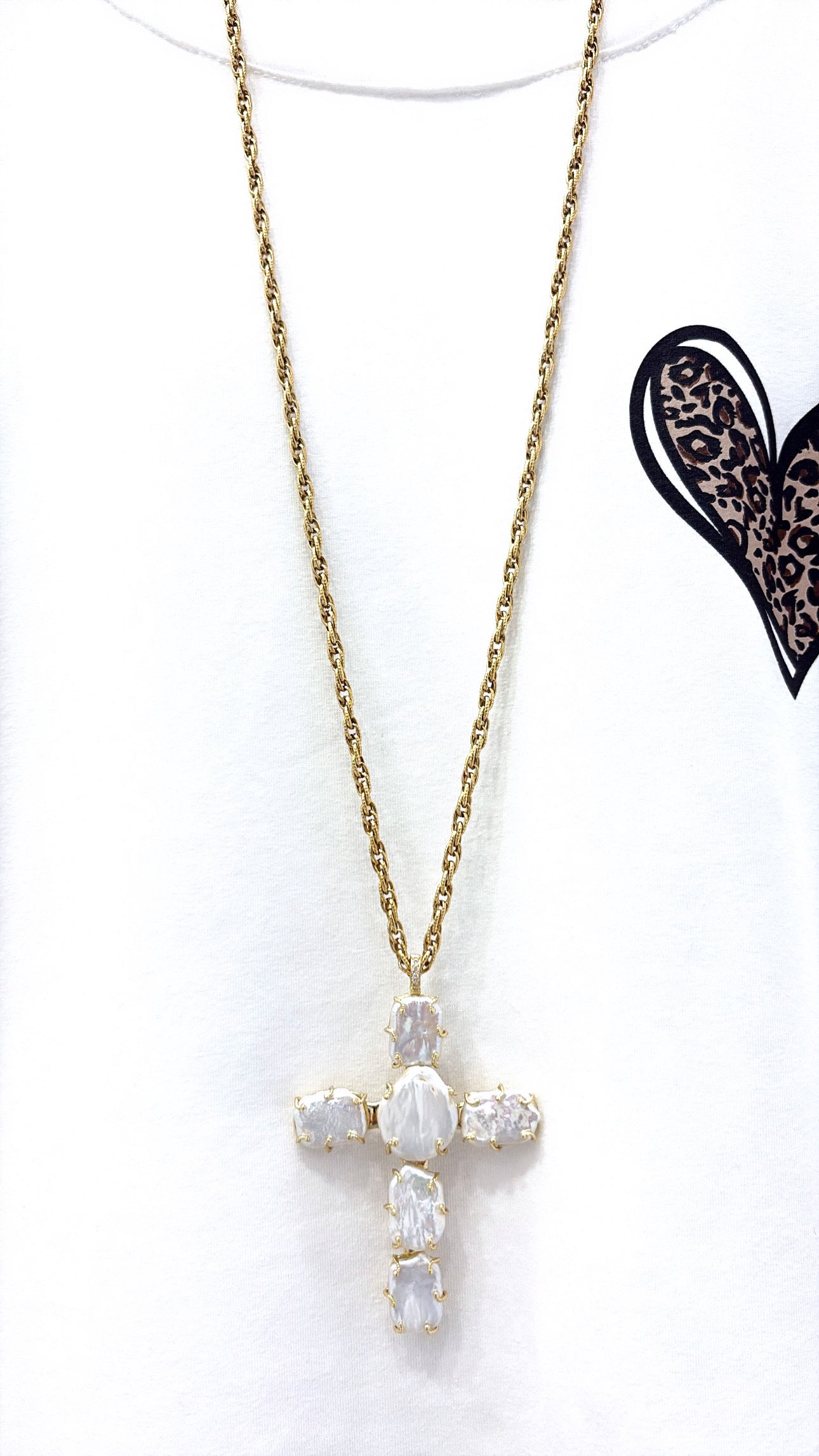 Sautoir Cruz Perles d’eau douce