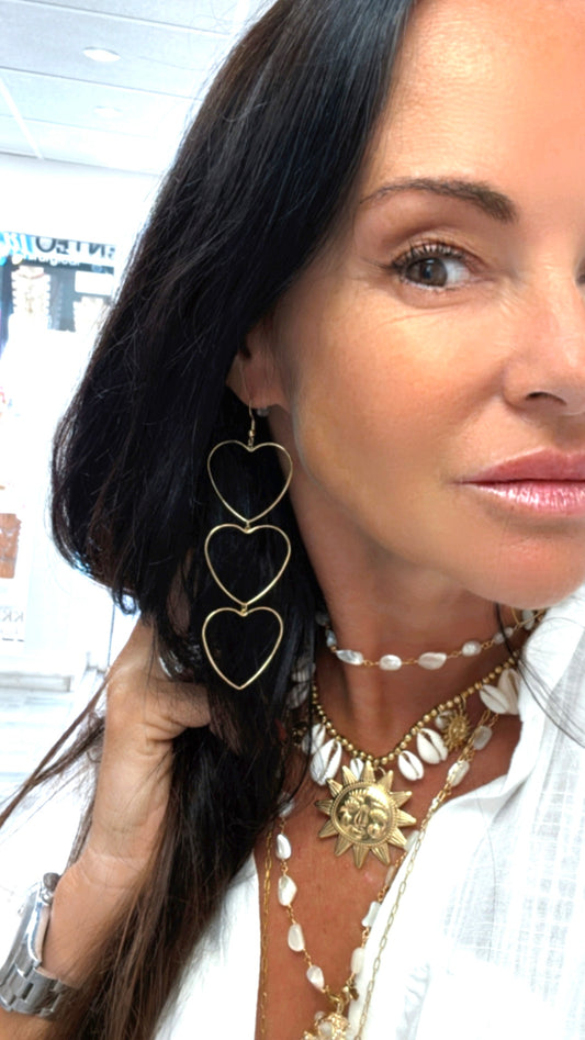 Boucles d’oreilles Cœurs