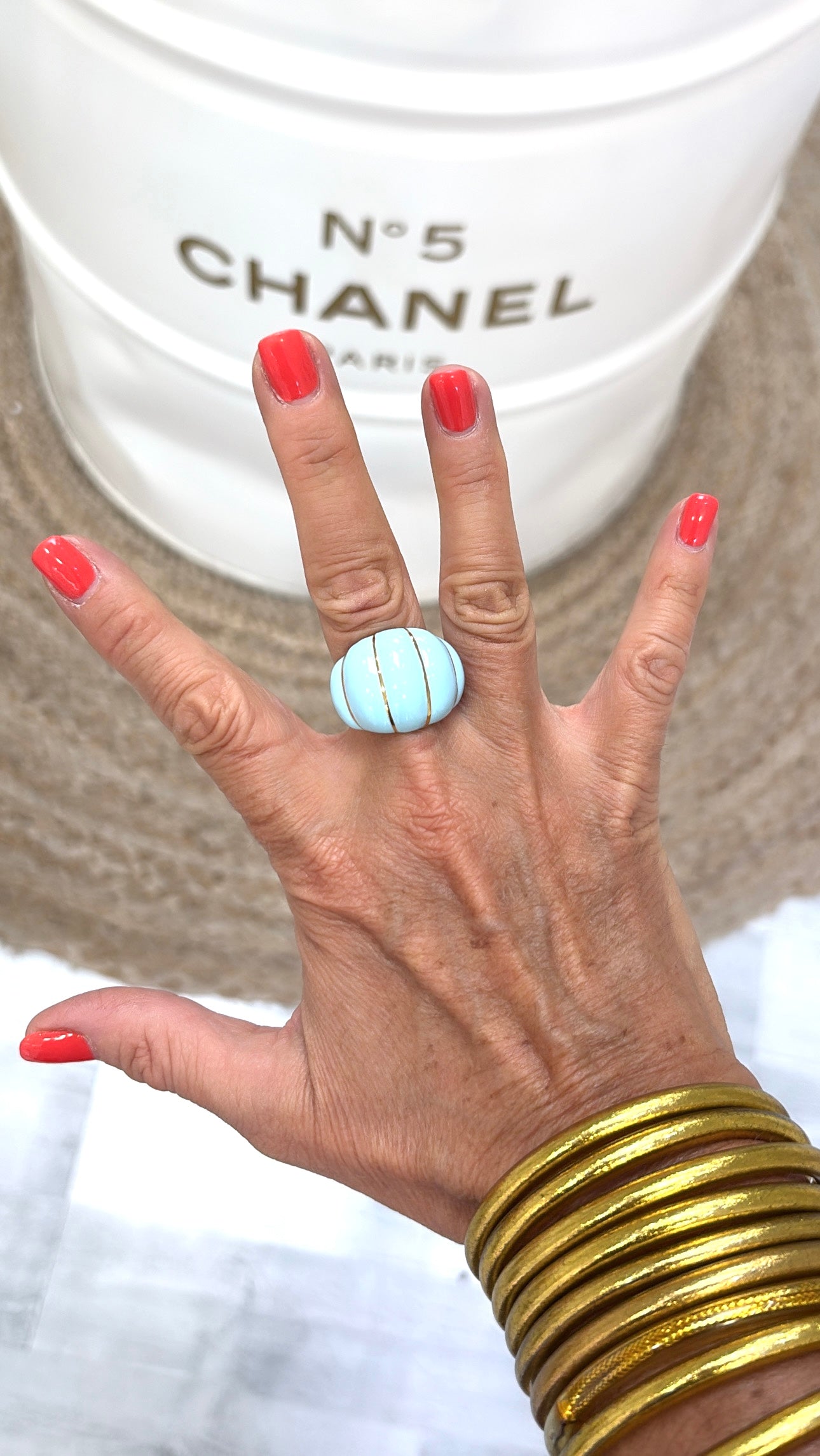 Bague Duppy Bleu