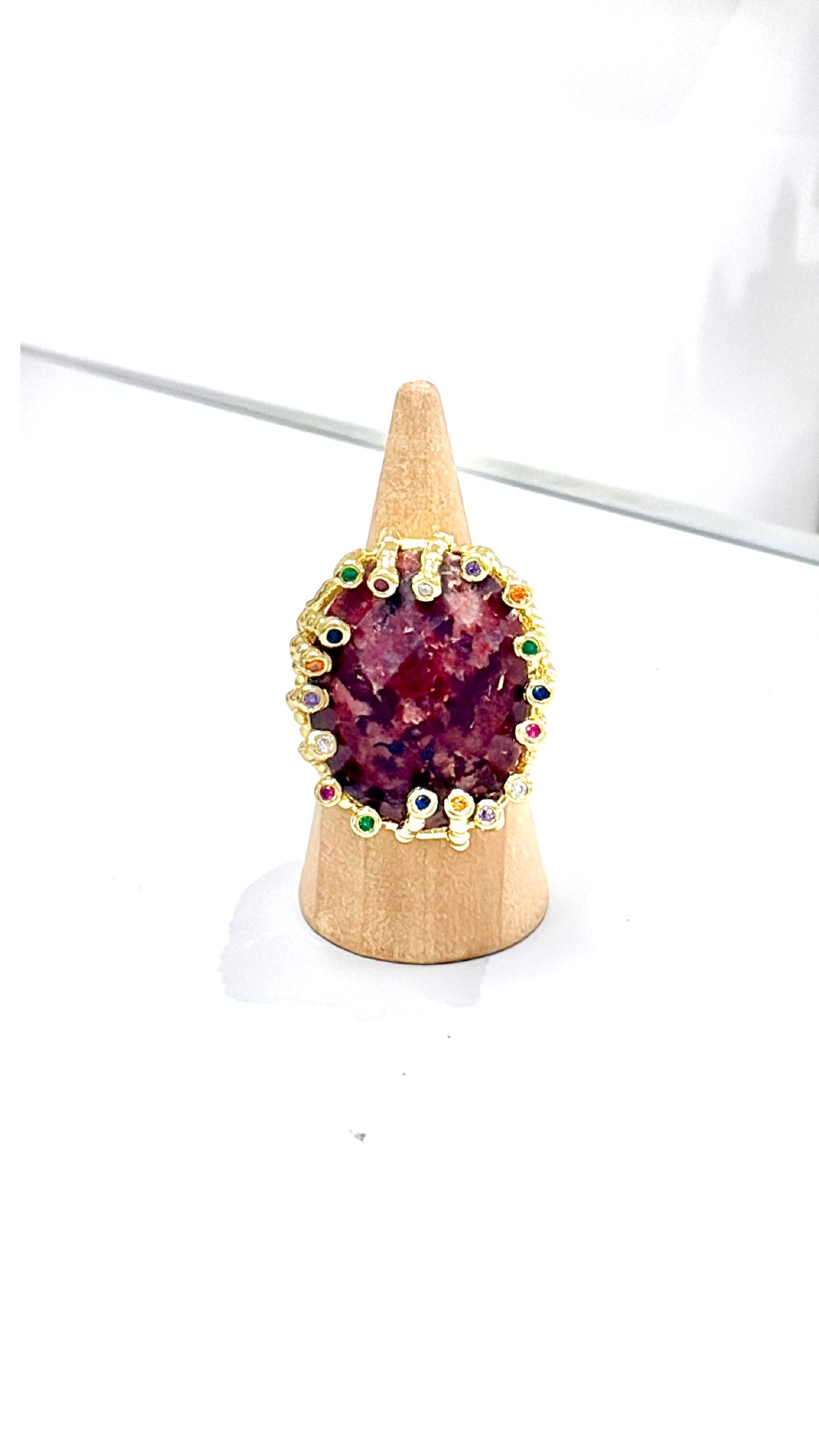 Bague Beauty Rhodonite