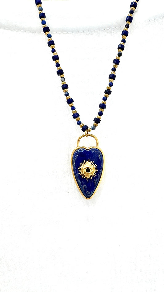 Collier Talisman Lapis Lazulli