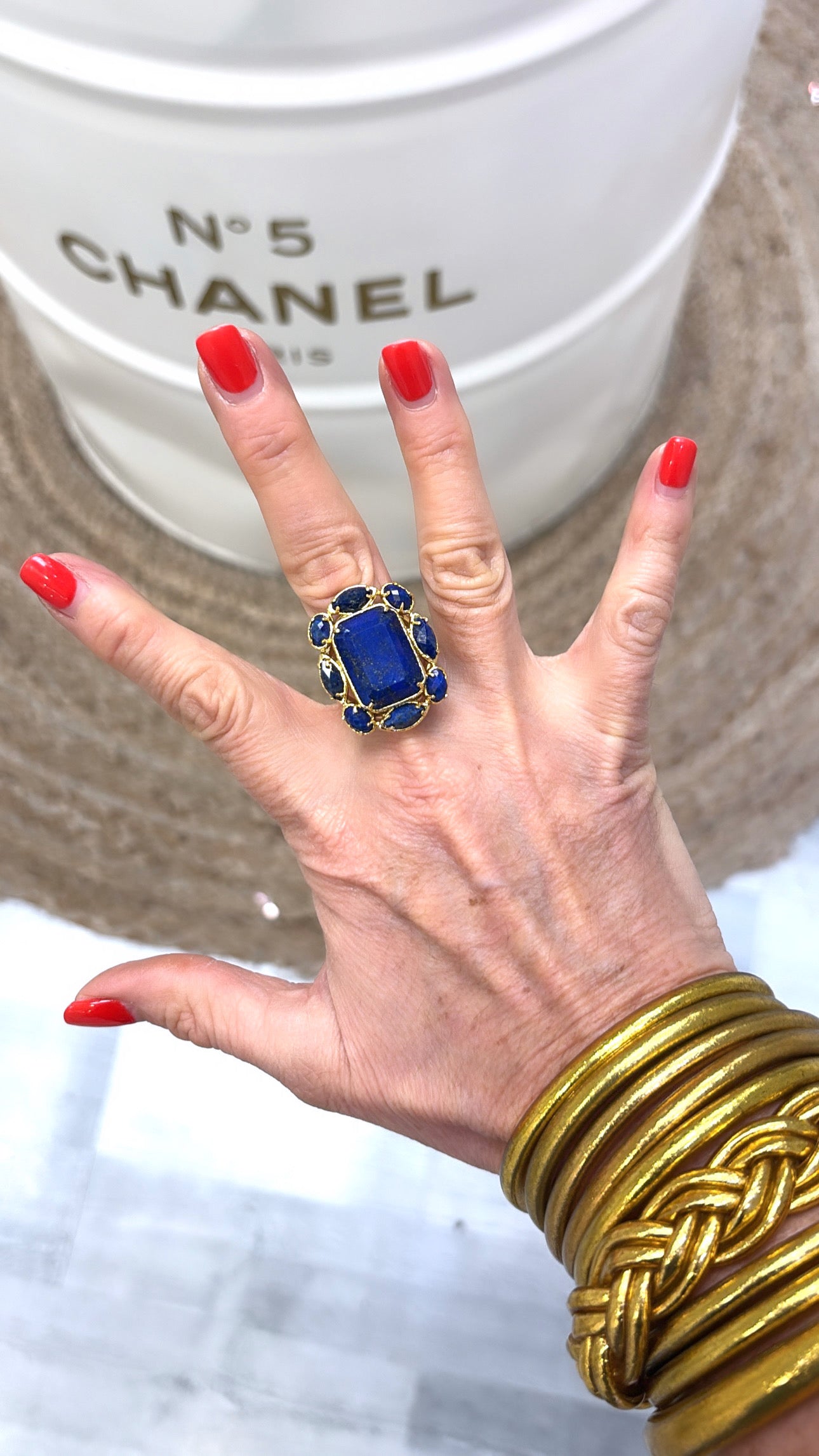 Bague Splendide Lapis-lazuli