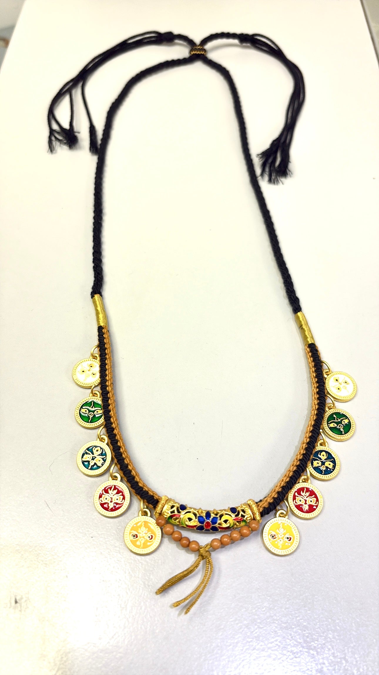 Collier Thangka Noir