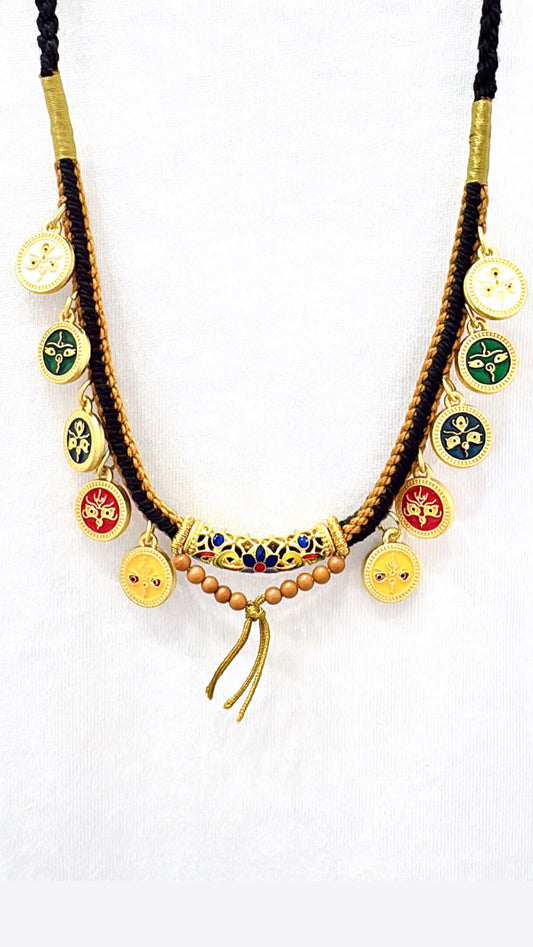 Collier Thangka Noir