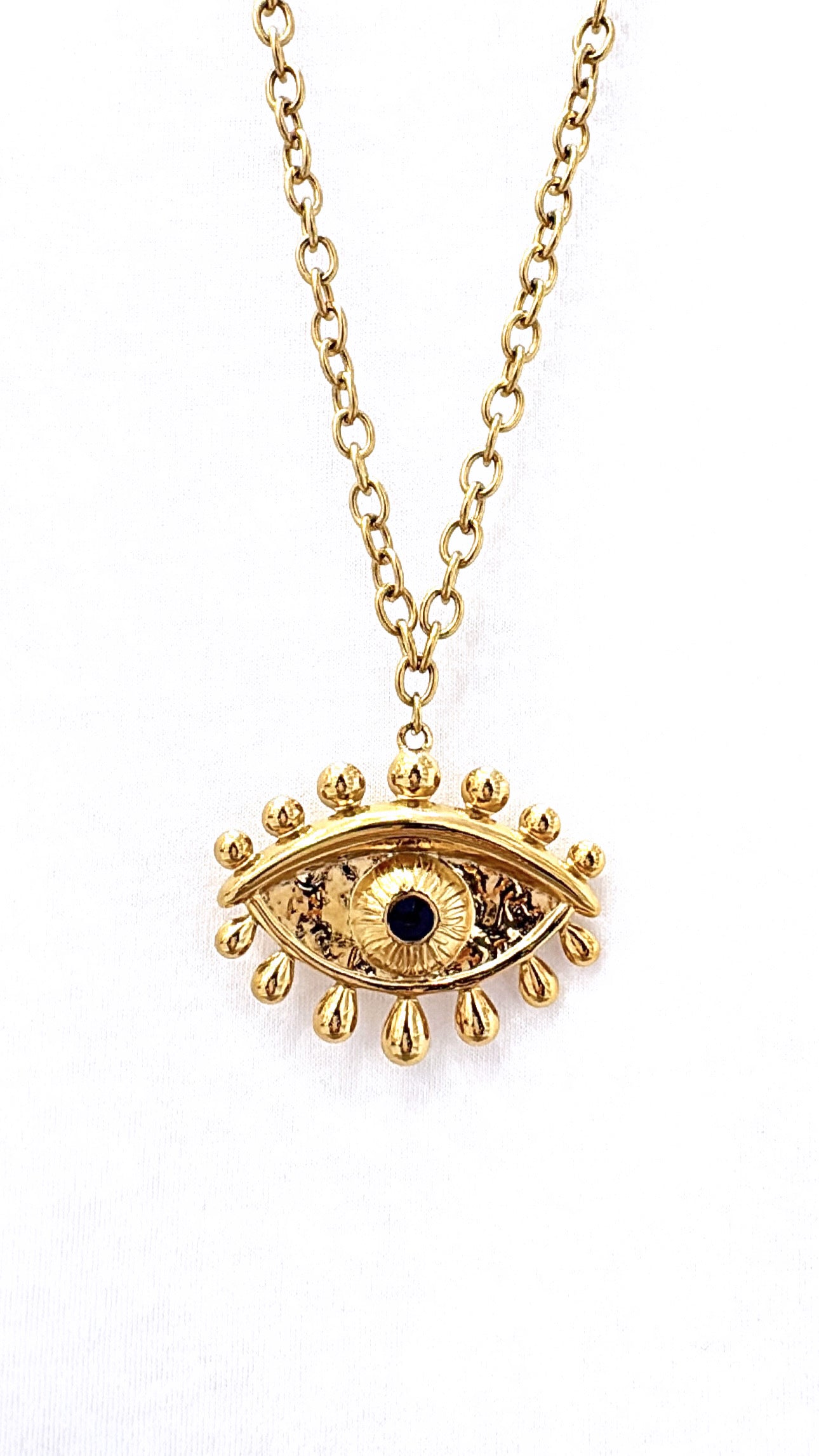 Sautoir Protection Eye Strass