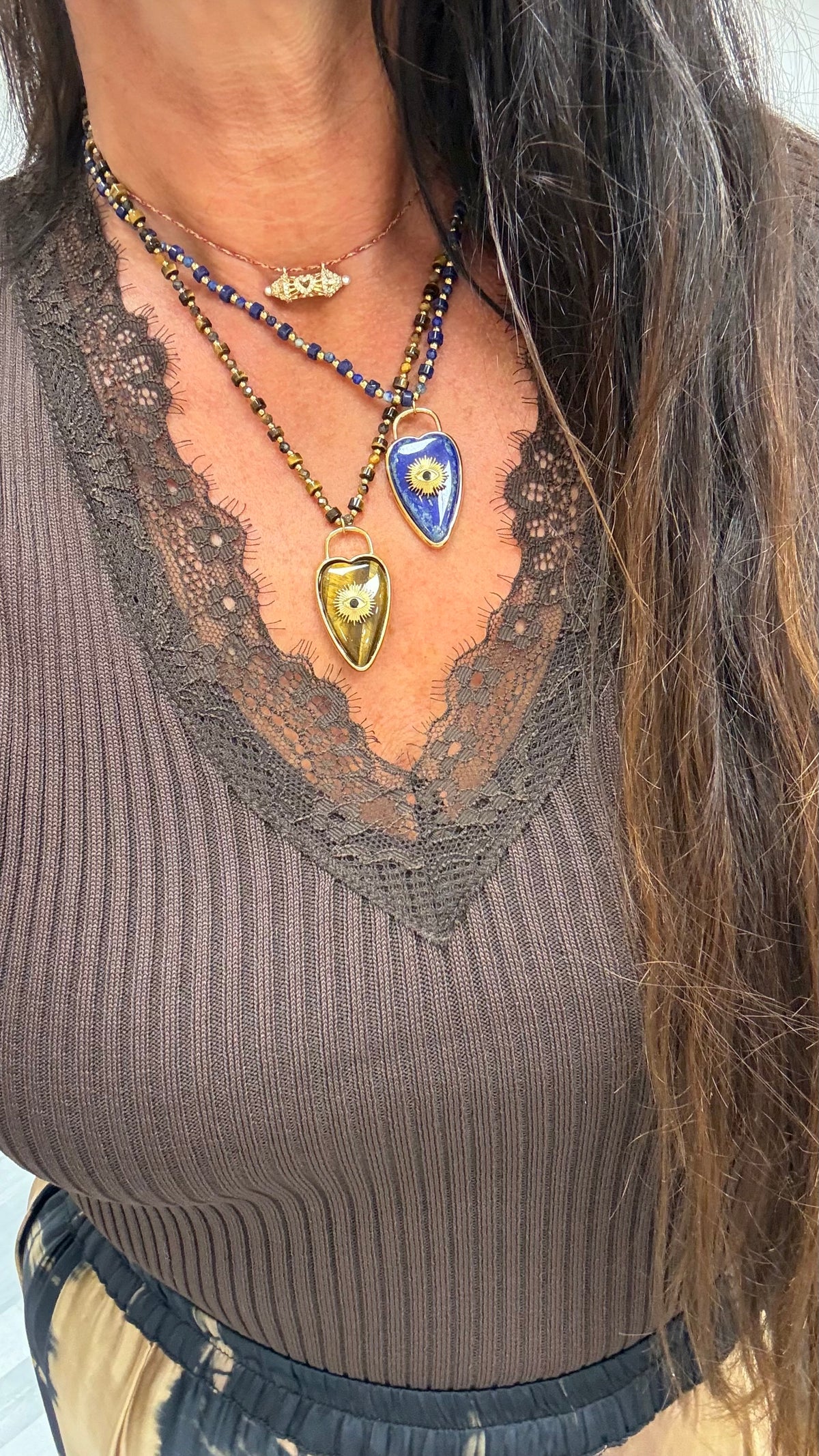Collier Talisman Lapis Lazulli