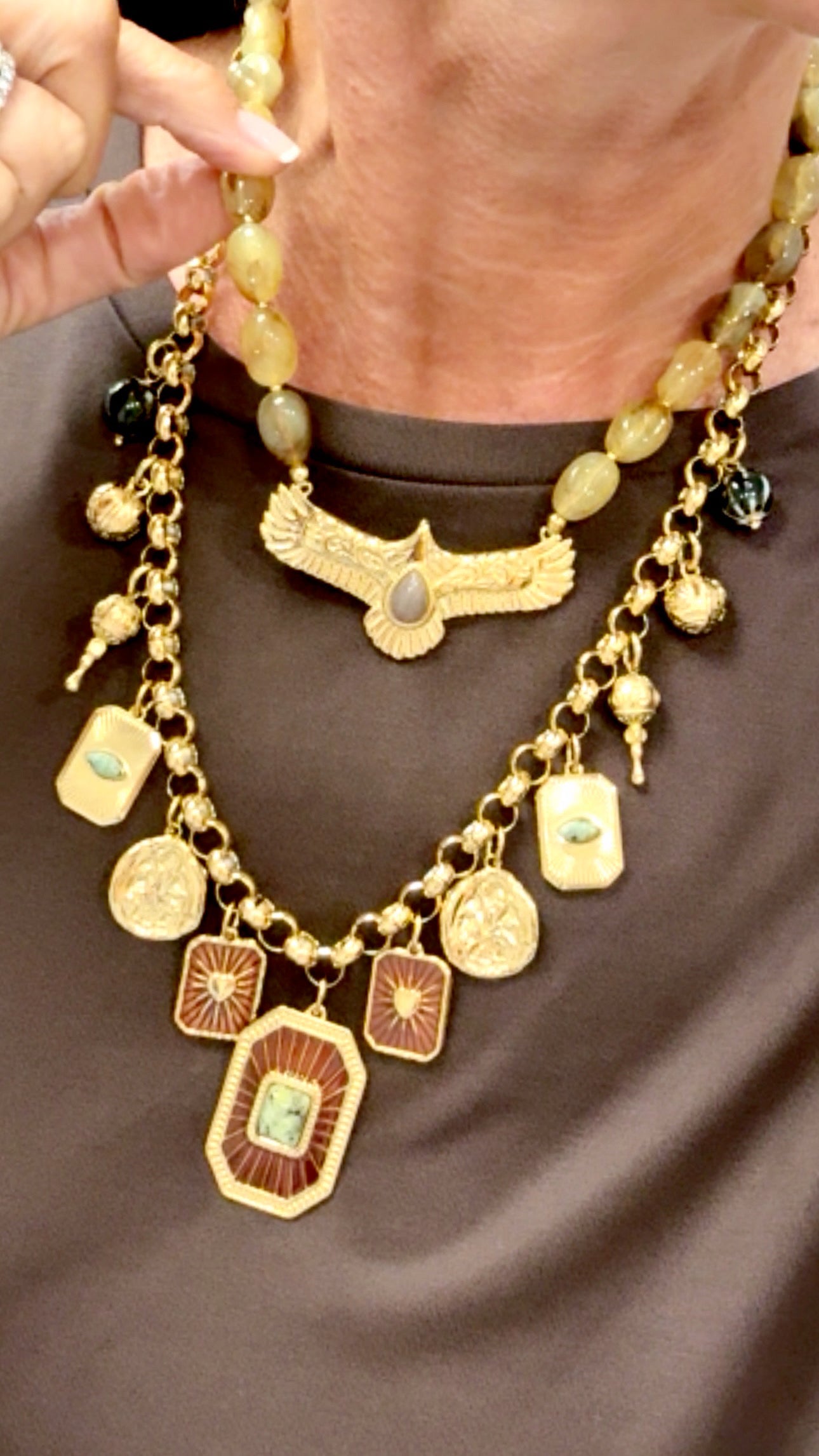 Collier Eagle MileMila Labradorite