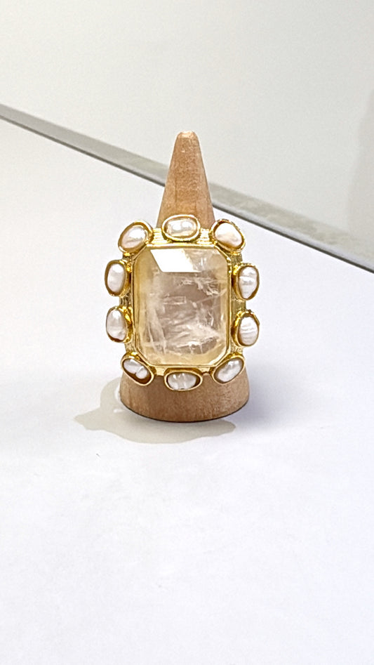 Bague Somptueuse Cristal de Roche